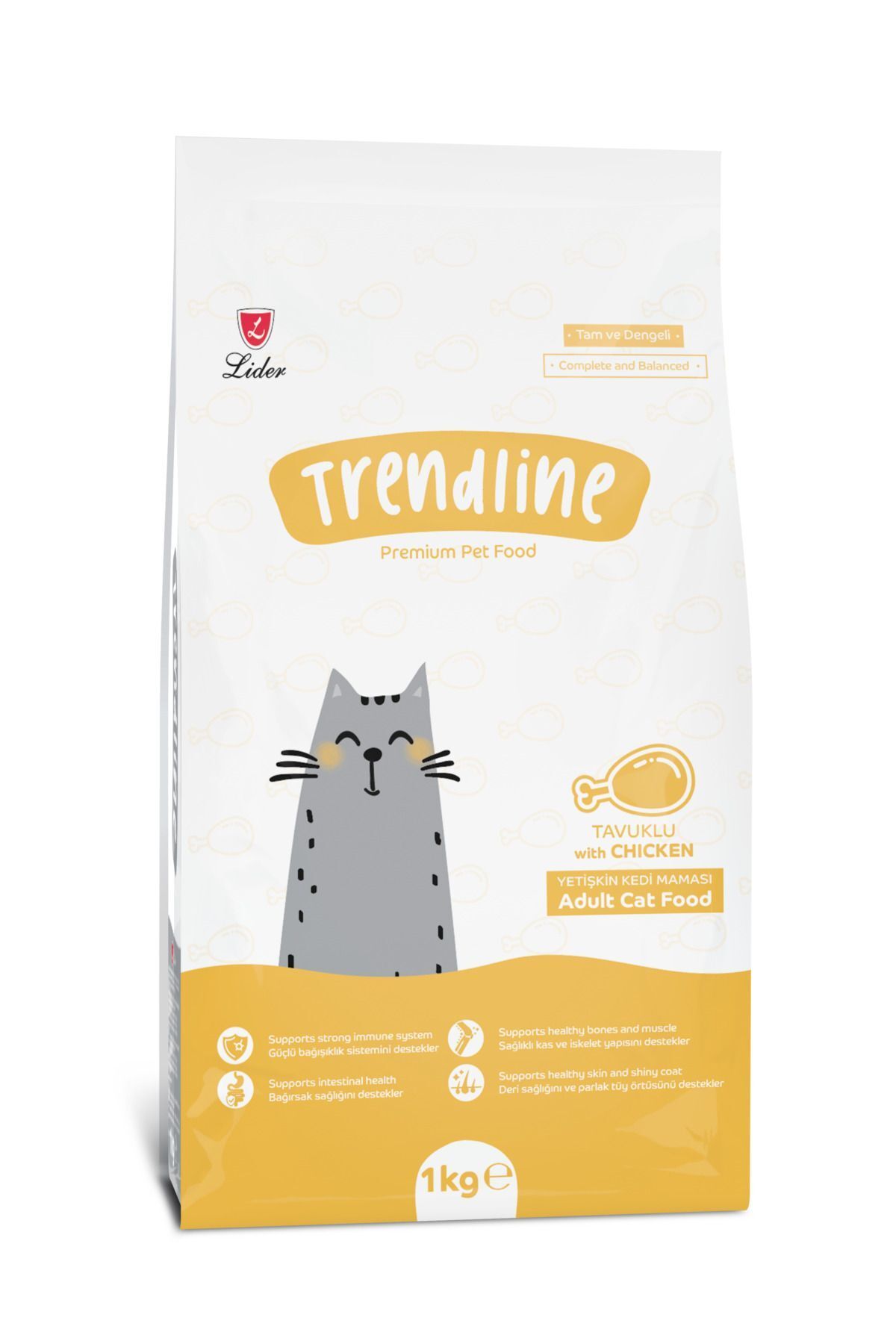 St Morritz Tavuklu Yetiskin Kedi Mamasi 1 kg