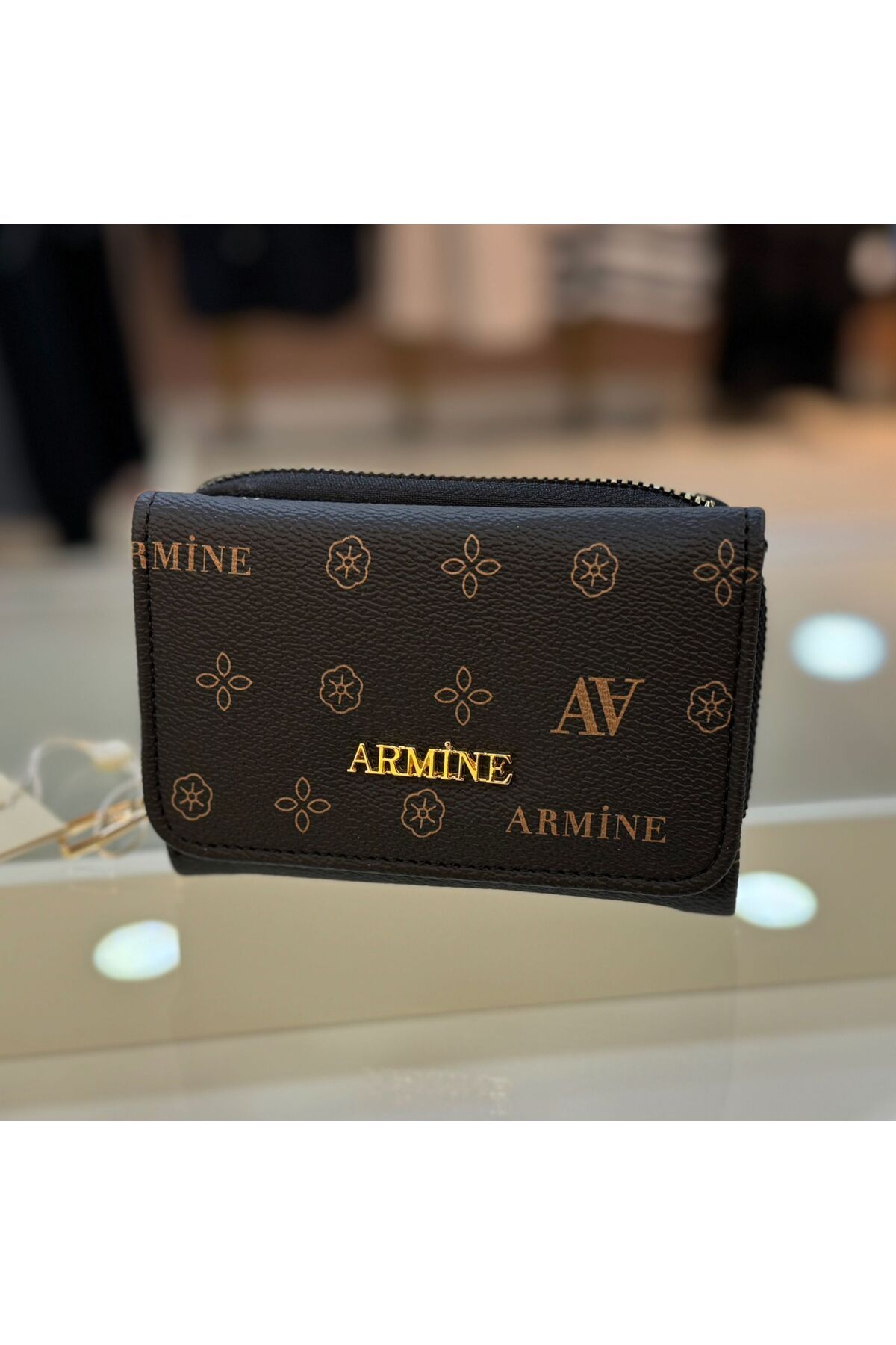 کیف دستی مشکی زنانه پول چاپی اورجینال Armine