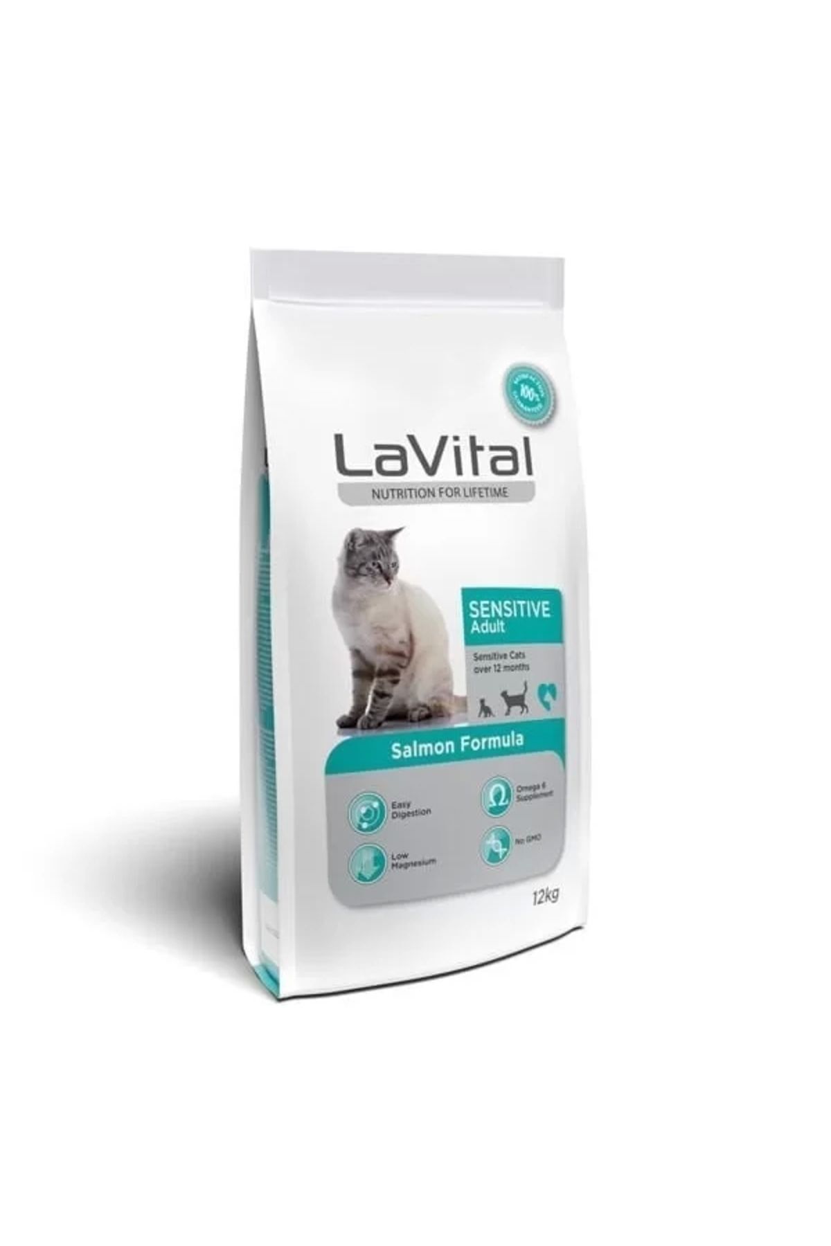 St Morritz Lavital Sensitive Somonlu Yetişkin Kedi Maması 12 Kg