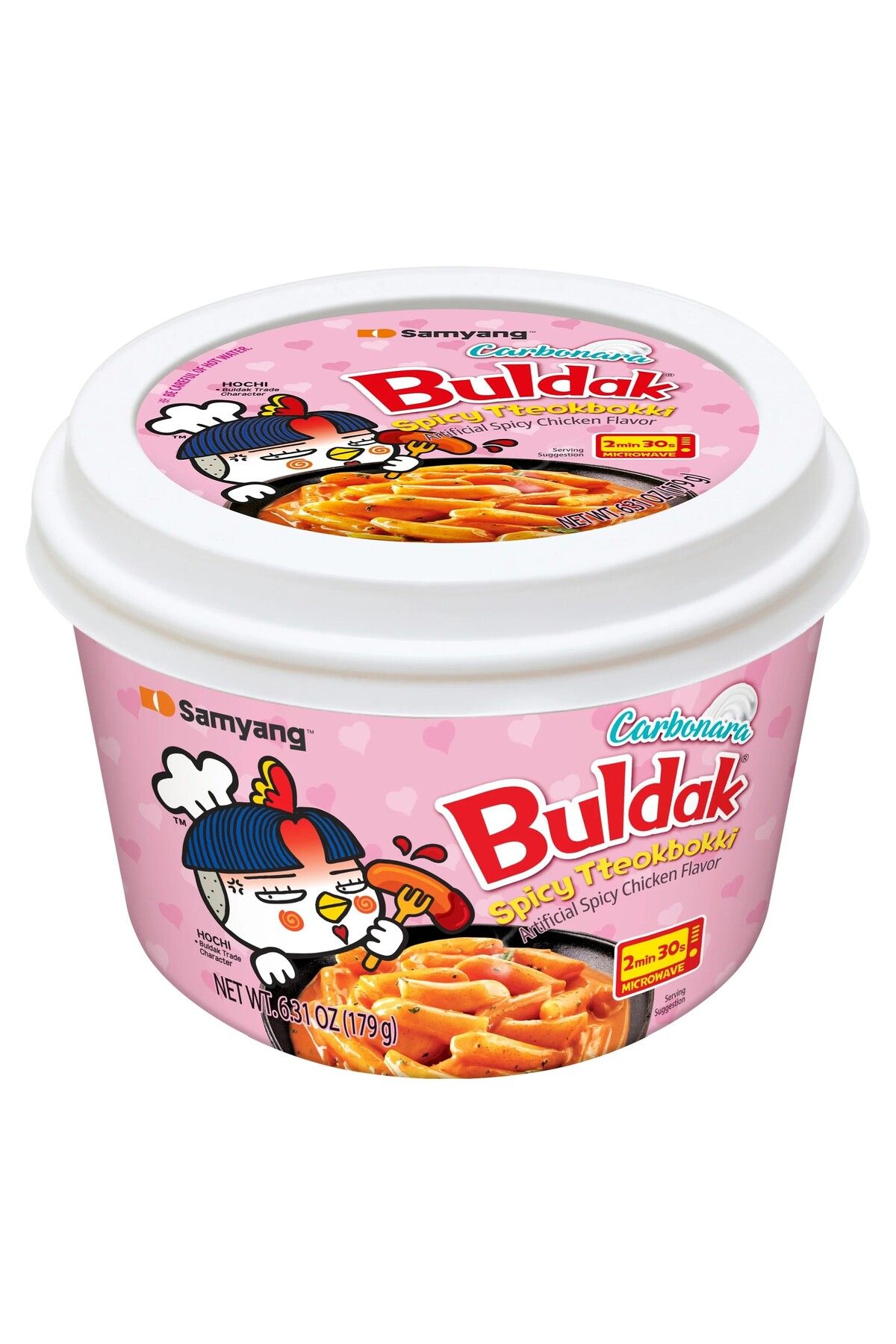 buldak Samyang Buldak Carbonara Topokki - Spicy Tteokbokki 179g