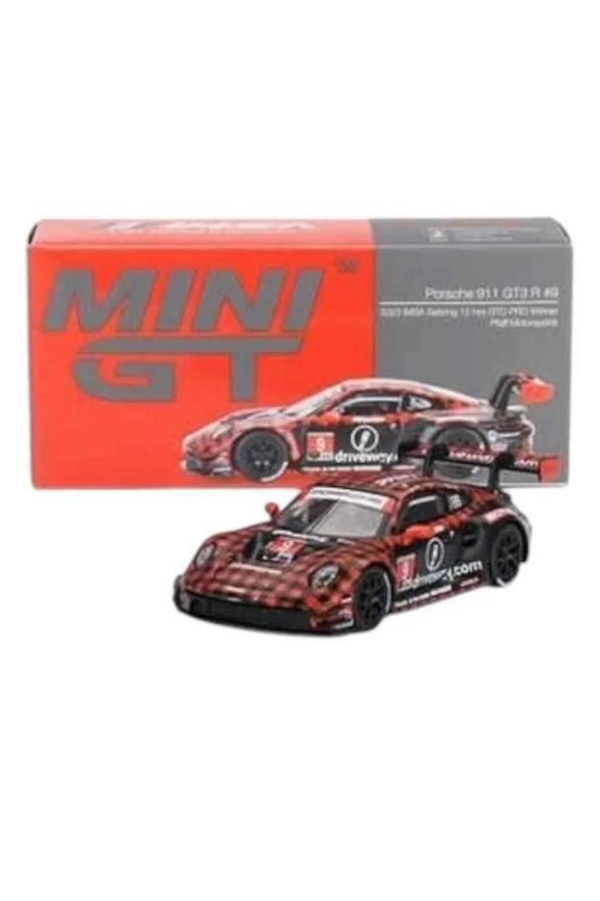 mini gt 770 Porsche 911 GT3 R #9 2023 IMSA Sebring 12 Hrs GTD PRO Winner Ptaff Motorsports Model Ara