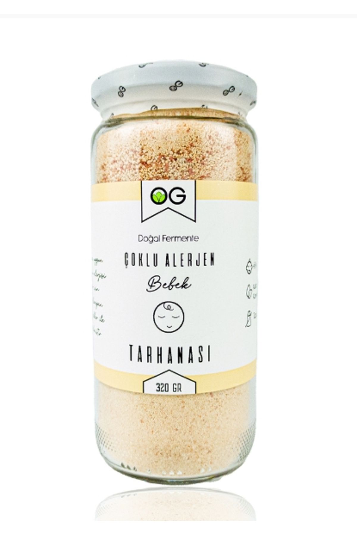 OG natural OG Doğal Fermente Çoklu Alerjen Bebek Tarhanası (320 gr)