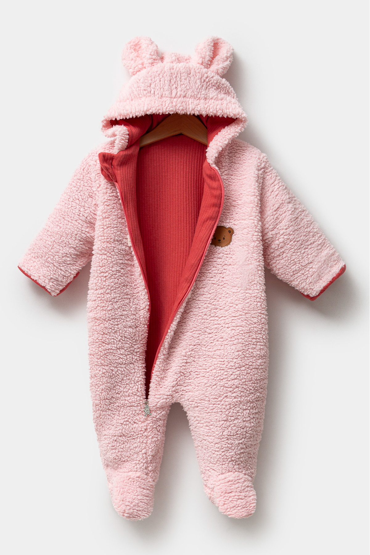 Baby Animals Welsoft Peluş Kuzu Katlanır Eldivenli %100 Pamuk Astar Unisex Kız Erkek Çocuk Bebek Uyku Tulumu fotoğrafı 3 (önizleme)