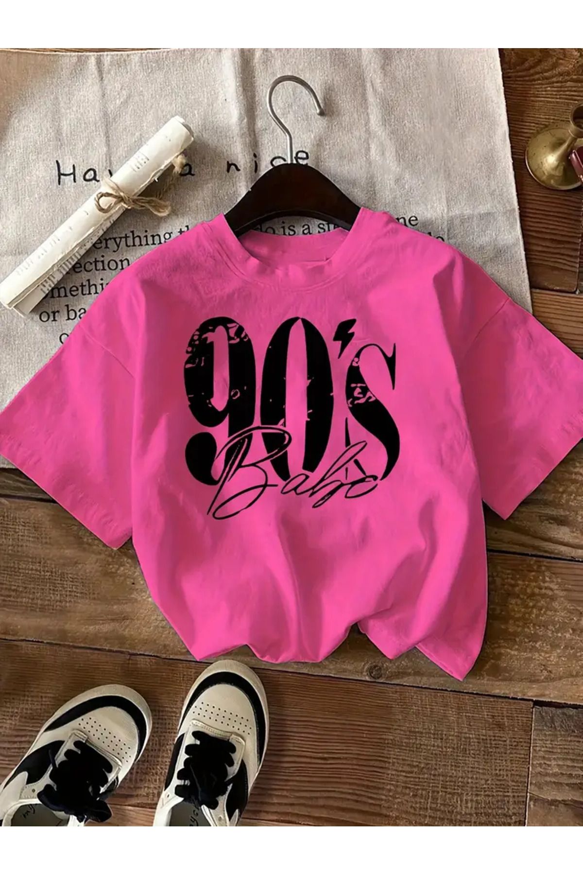 PENTHİLUS 90's Baby Baskılı Organik Pamuk Unisex T-shirt