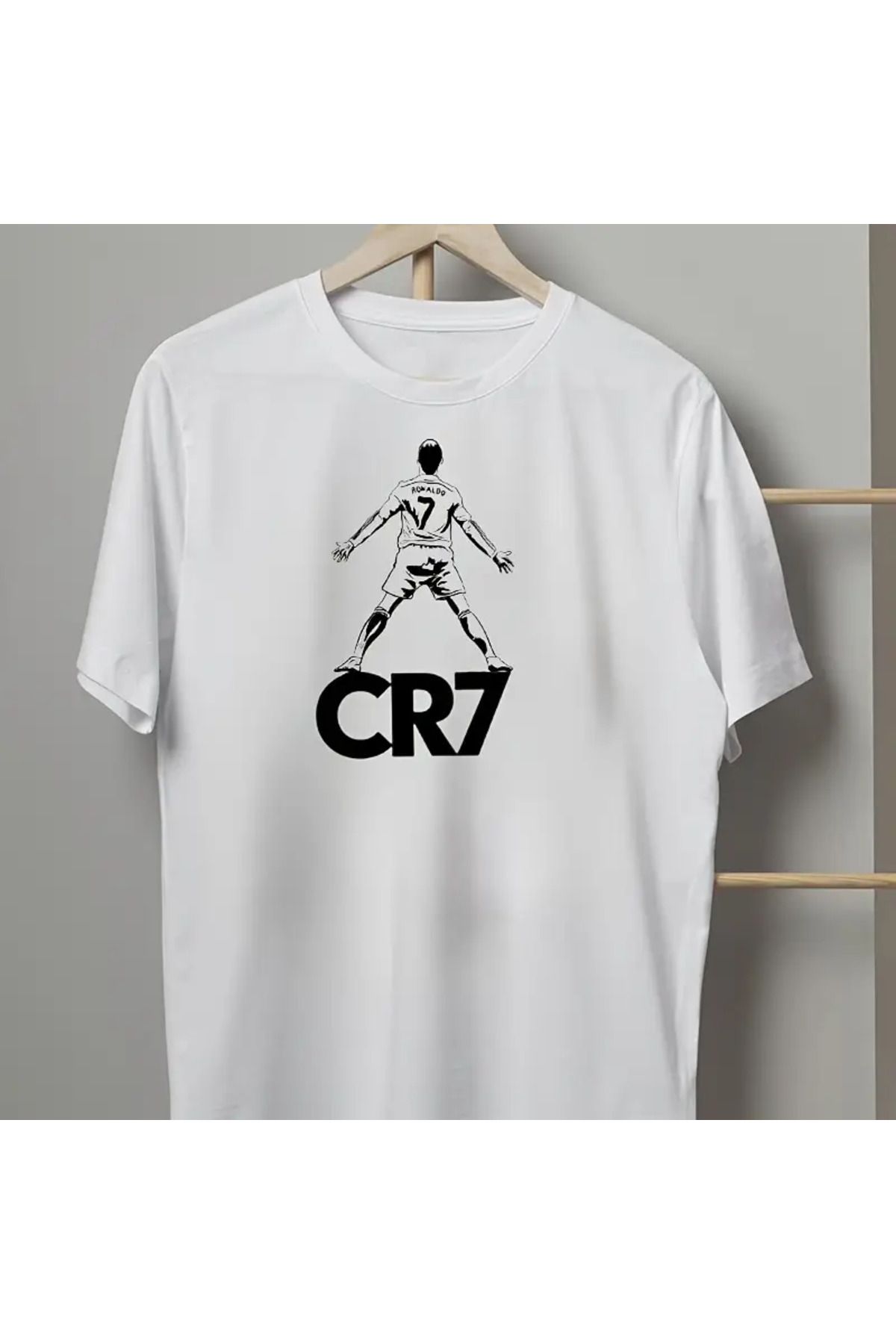 PENTHİLUS CR7 Baskılı Organik Pamuk Unisex T-shirt