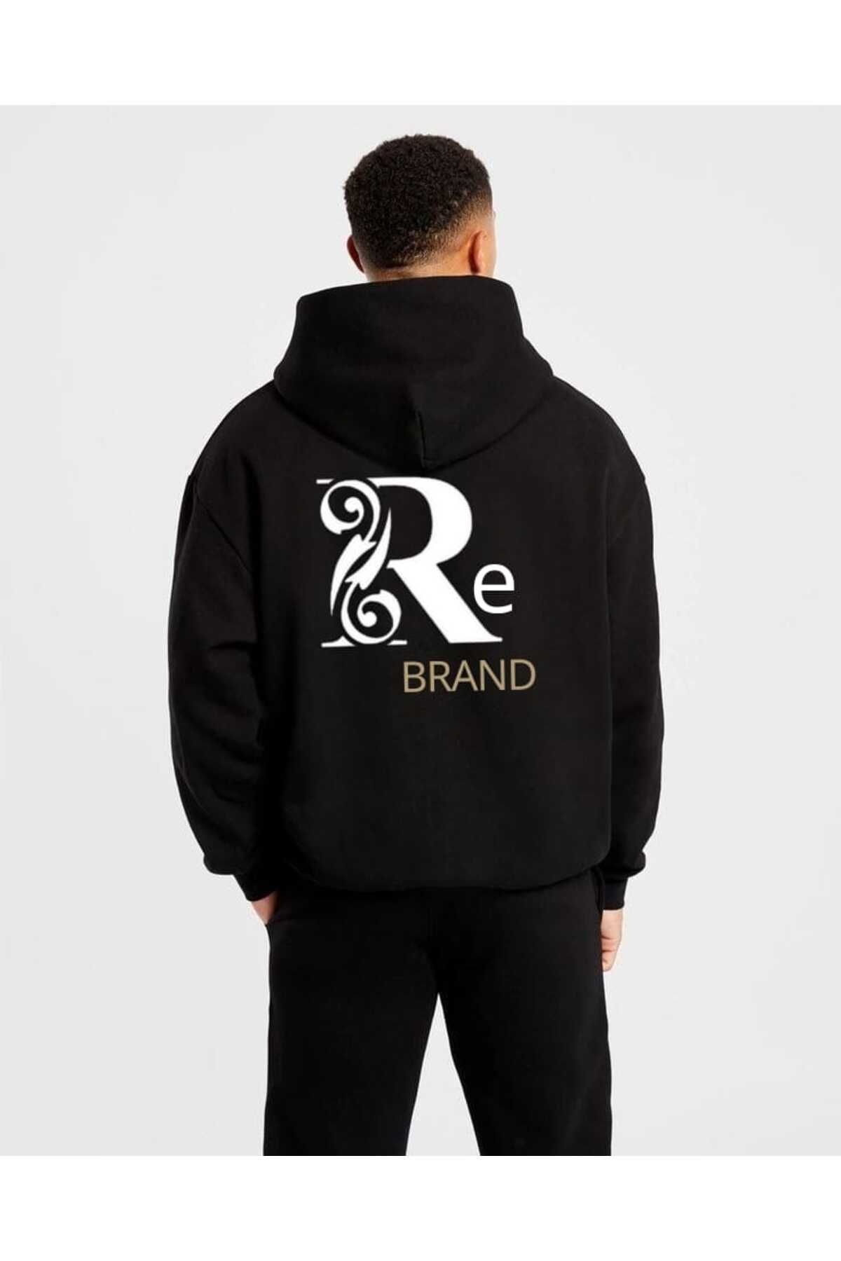 REBRAND Baskılı Unisex Sweatshirt Oversize Yeni Tasarim