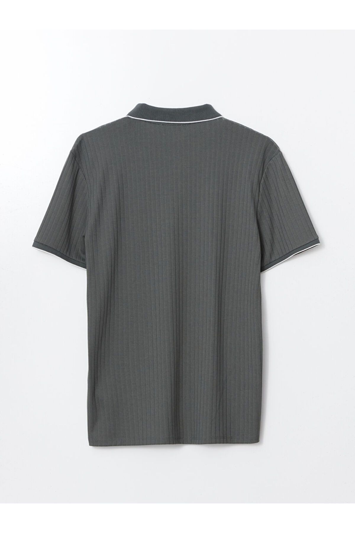 LC Waikiki-Ανδρικό μπλουζάκι με υφή Polo Collar 6
