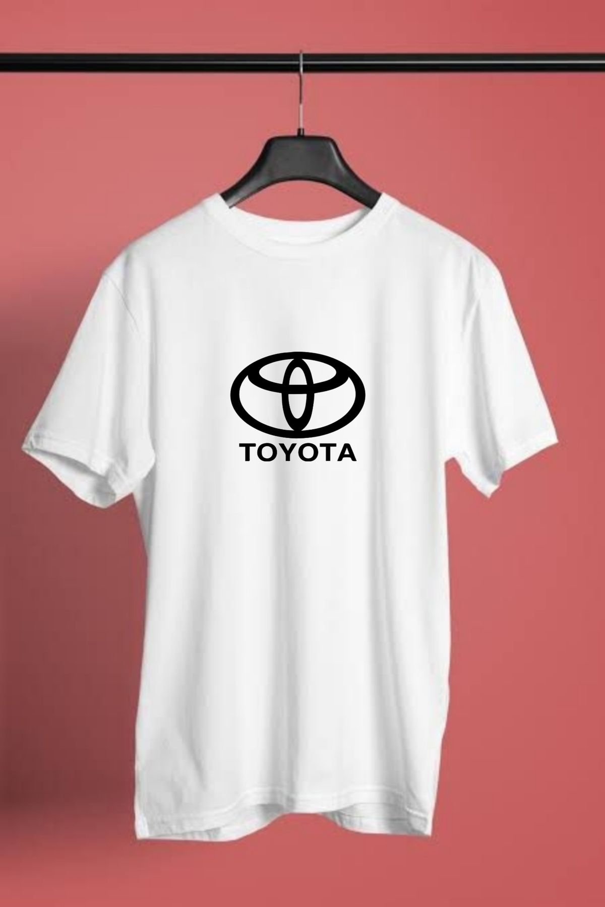 beda TOYOTA LOGO BASKILI BEYAZ T-SHİRT