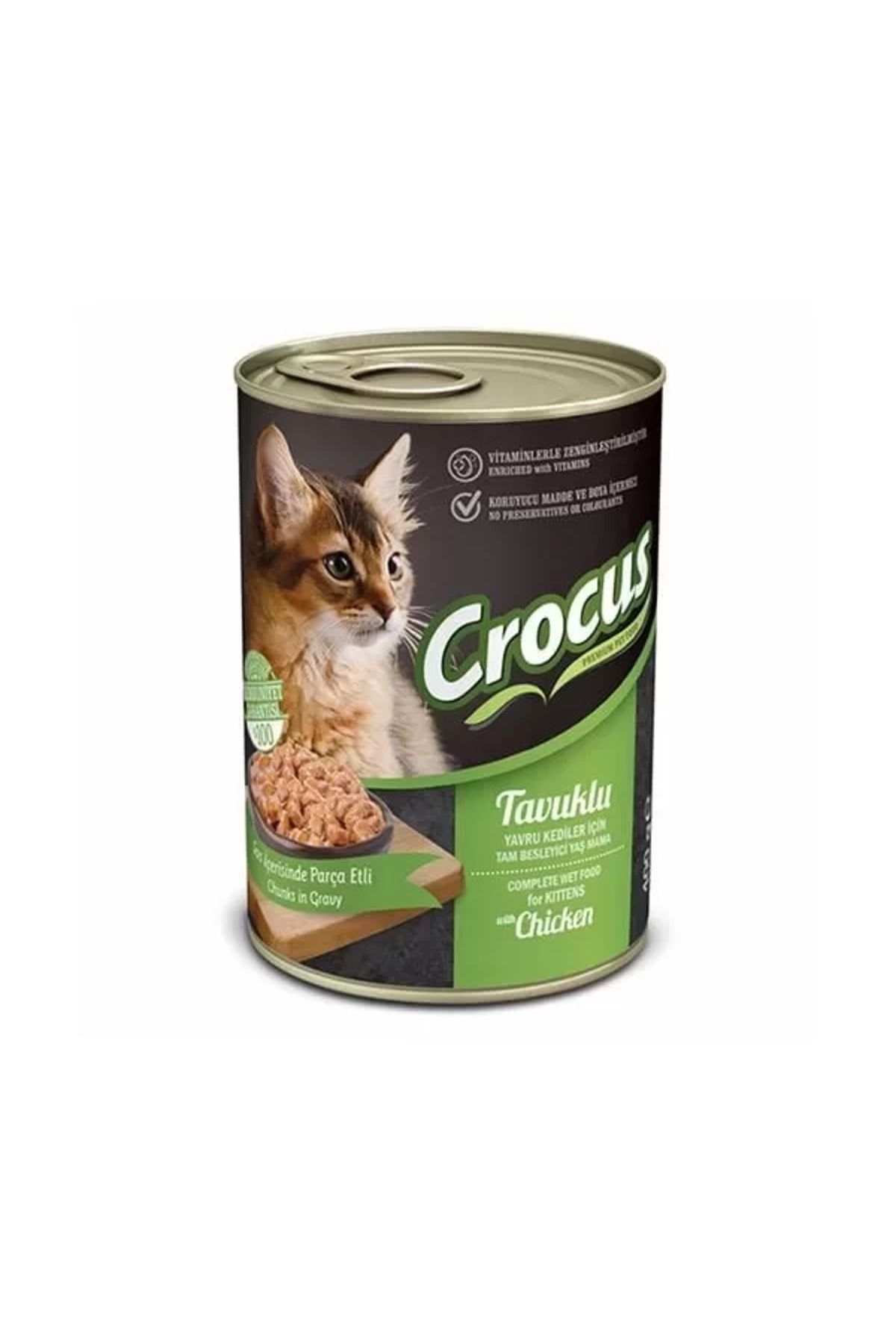 TREND Crocus Tavuklu Yavru Kedi Yaş Maması 400 Gr