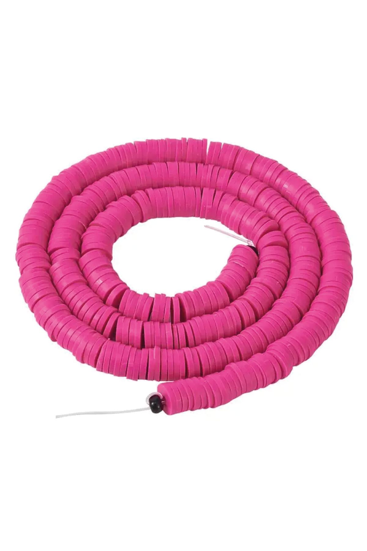 Caglar Accessories 4 Adet 6mm Renkli Polimer Kil Fimo Boncuk Dizisi,40cm Hamur Boncuk Fimo Dizi