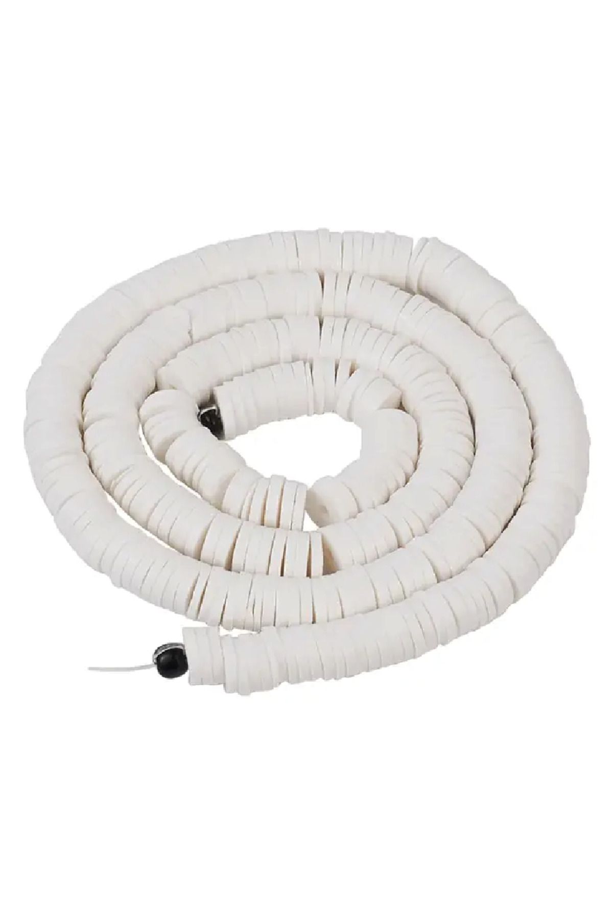 Caglar Accessories 4 Adet 6mm Renkli Polimer Kil Fimo Boncuk Dizisi,40cm Hamur Boncuk Fimo Dizi