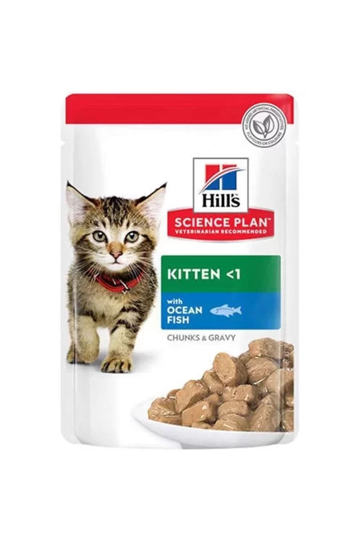 TREND Hills Kitten Okyanus Balıklı Pouch Yavru Konserve Kedi Maması 85 Gr