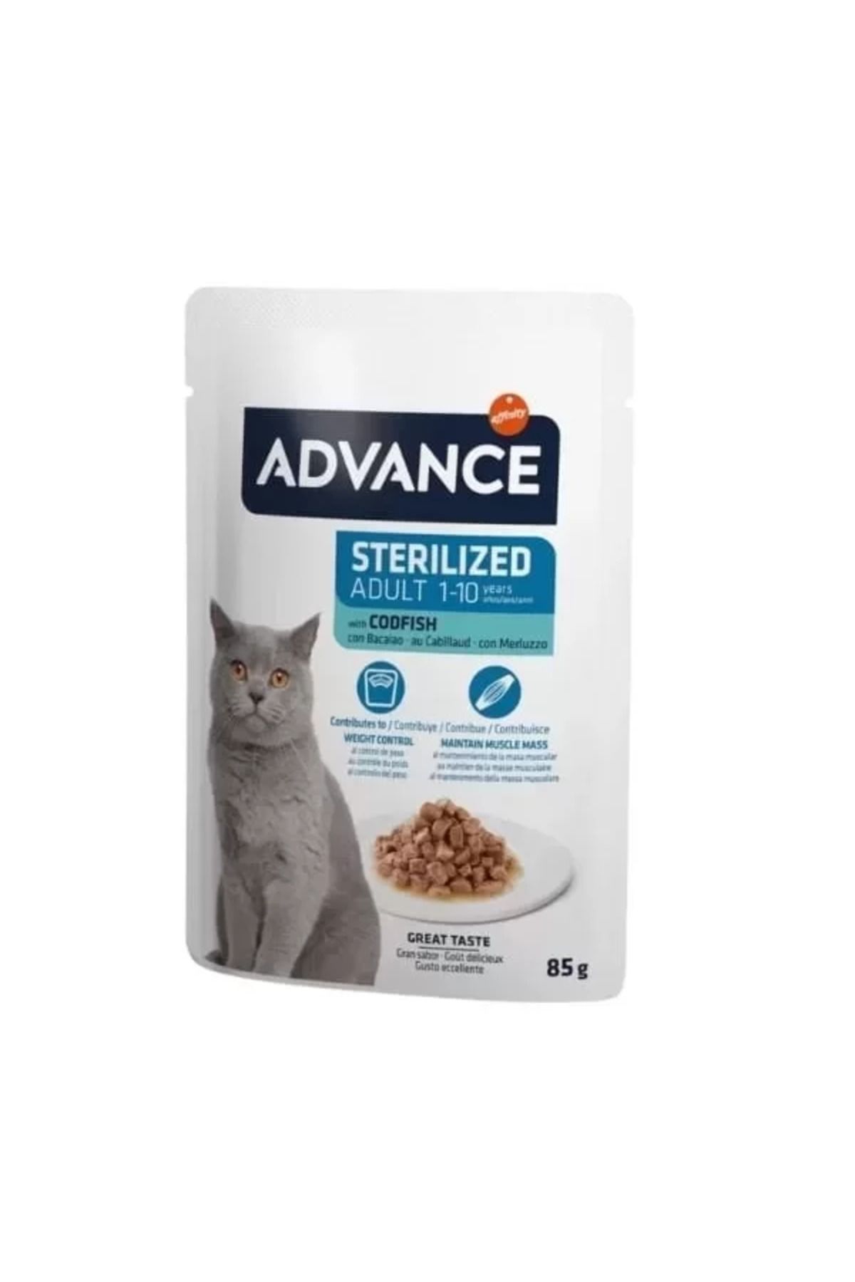 TREND Advance Morina Balıklı Pouch Kısırlaştırılmış Yetişkin Kedi Maması 85 Gr