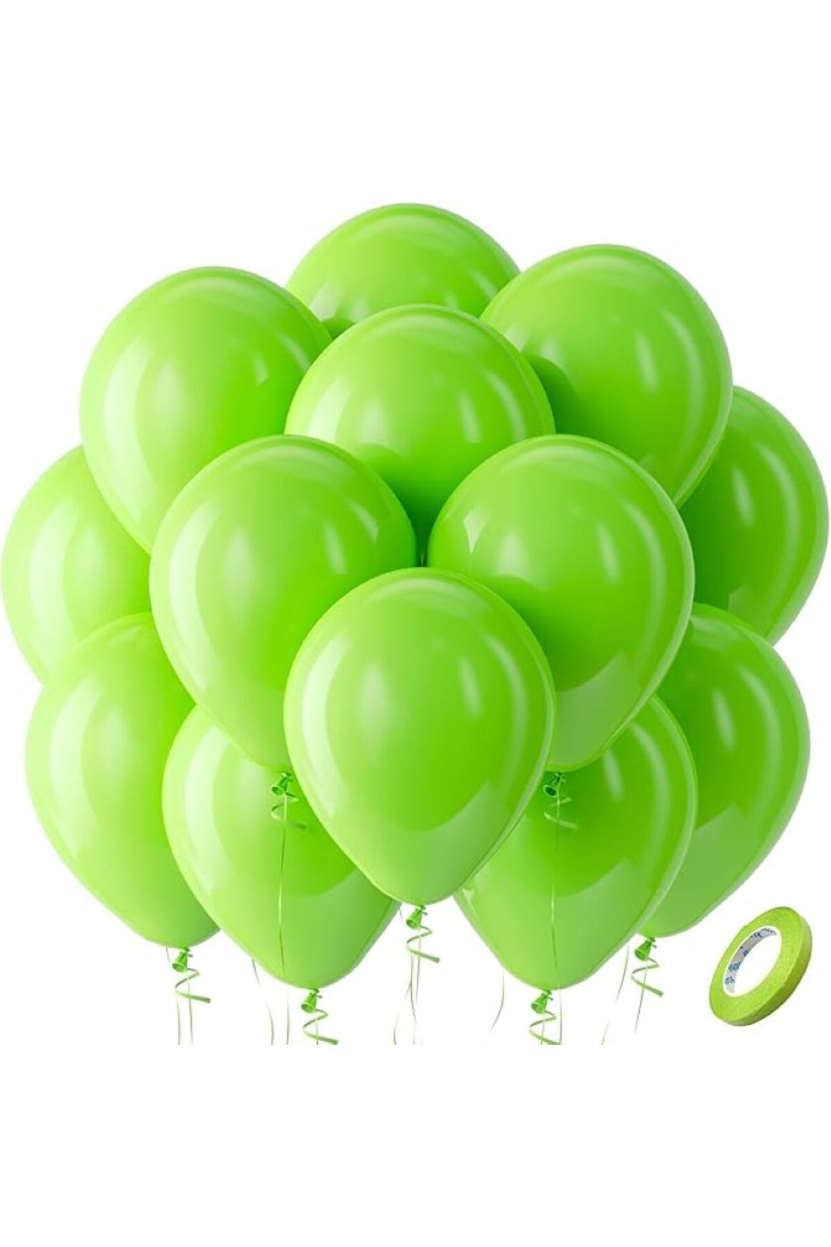 BALON DİYARI 10 Adet Renkli Metalik Balon - Premium Lateks