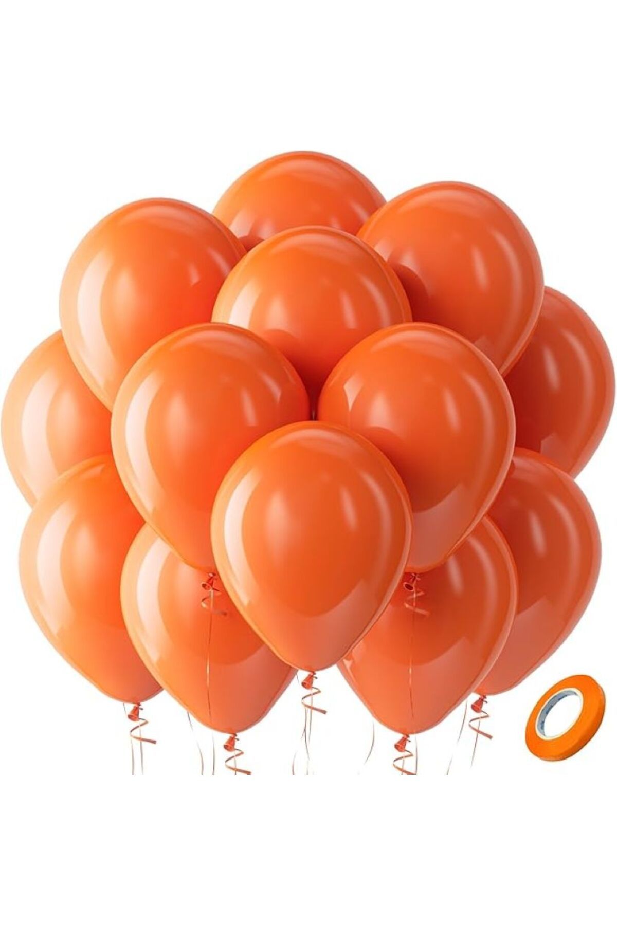 BALON DİYARI 100 Adet Renkli Metalik Balon - Premium Lateks