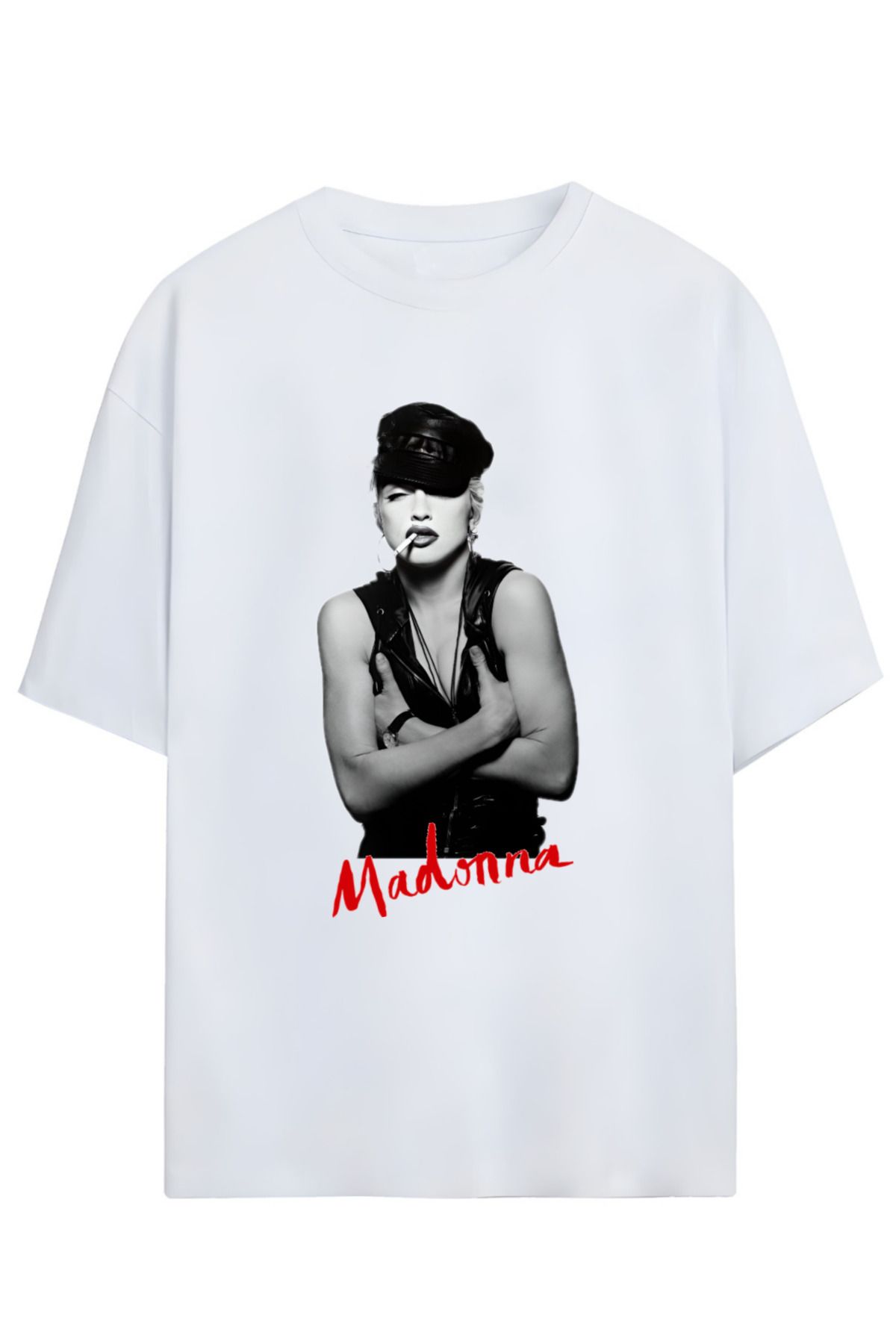 MAGORS MADONNA TASARIMLI YÜKSEK BASKI KALİTELİ YENİ SEZON UNISEX OVERSIZE TSHIRT