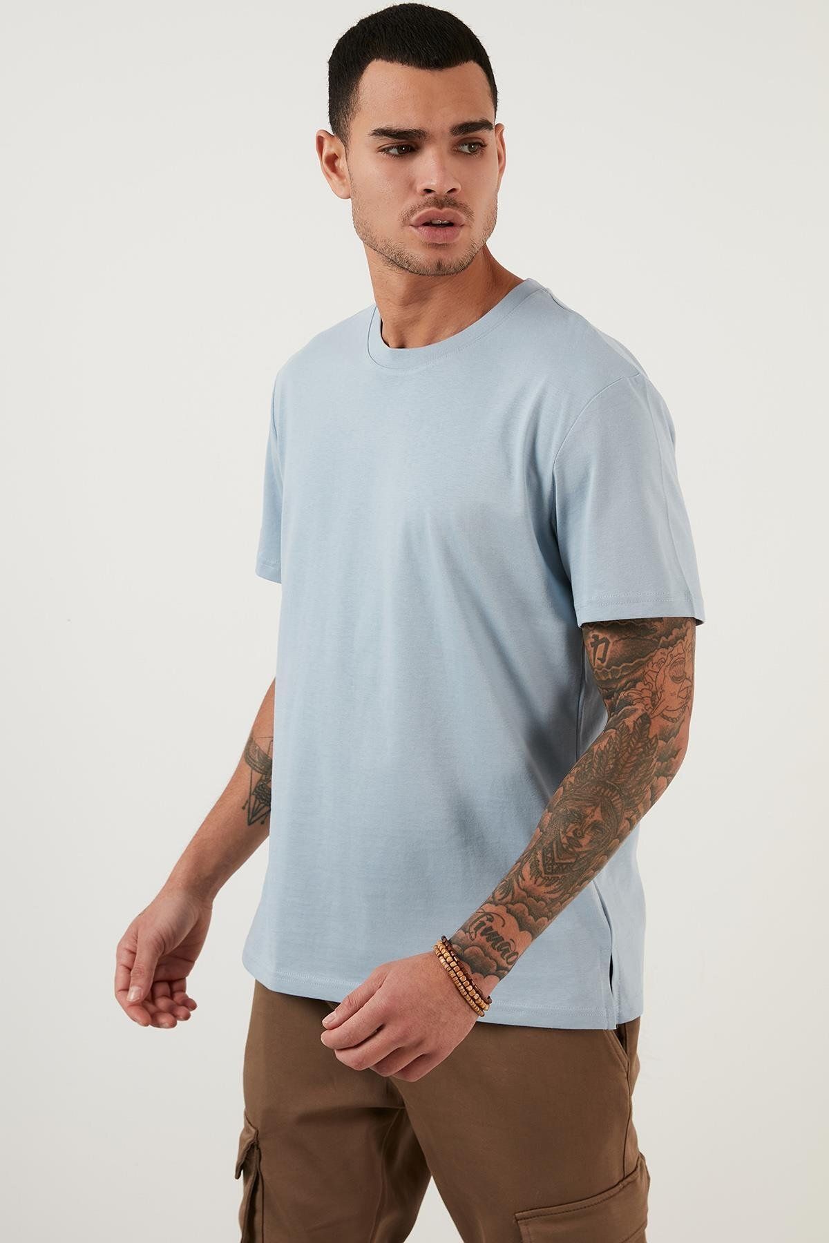 FASHIONLINE Bisiklet Yaka Relax Fit Erkek T- Shirt