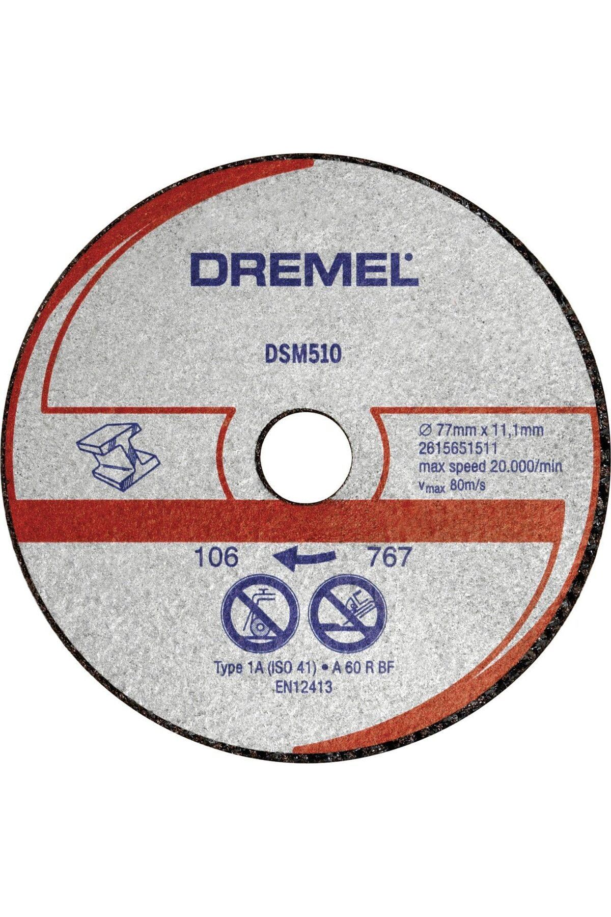 STOREMAX jvnnastore DSM20 Kompakt Testere ile Uyumlu Metal ve Plastik Kesme Diski (DSM510) 3'lü trendyfr 646