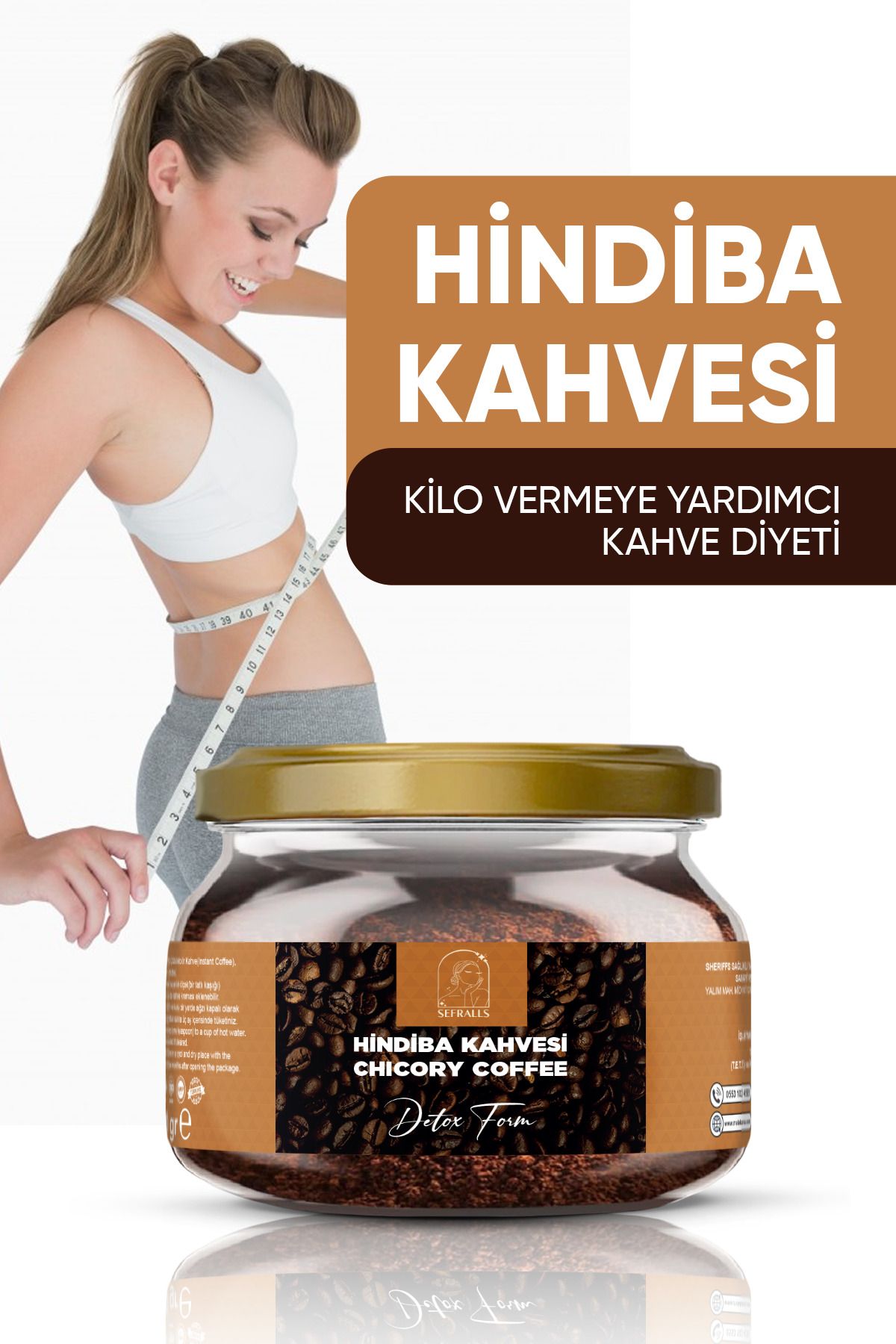 Sefralls Detox Fit Coffee Ve K?lo Vermeye Yardımcı Içimi Kolay Diyet Kahve 100 gr