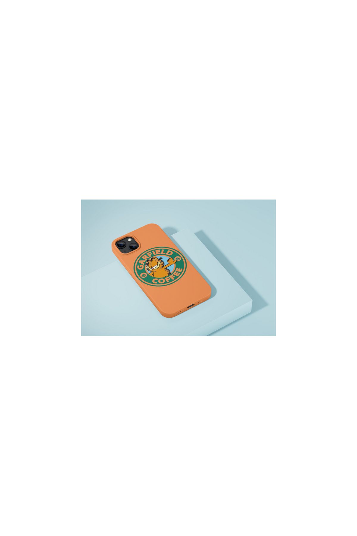 SOFTCASE Garfield Coffee Iphone Tüm Modellere Uyumlu Kılıf Iphone 6,7,8,x,11,12,13,14,15,16 Plus