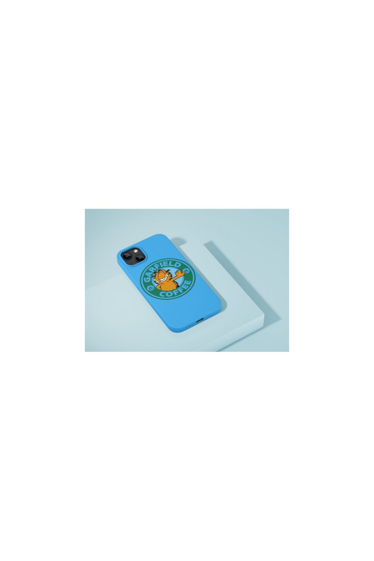 SOFTCASE Garfield Coffee Iphone Tüm Modellere Uyumlu Kılıf Iphone 6,7,8,x,11,12,13,14,15,16 Plus