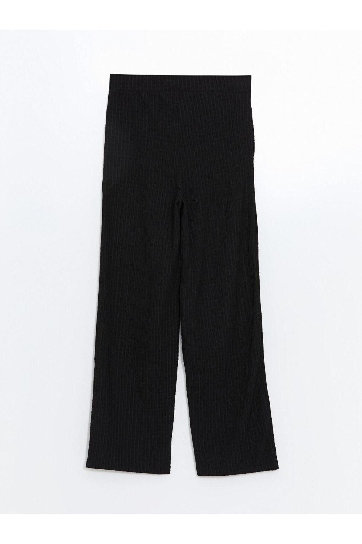 LC Waikiki-LCWAIKIKI Pantaloni de damă clasici cu textura elastică în talie 6
