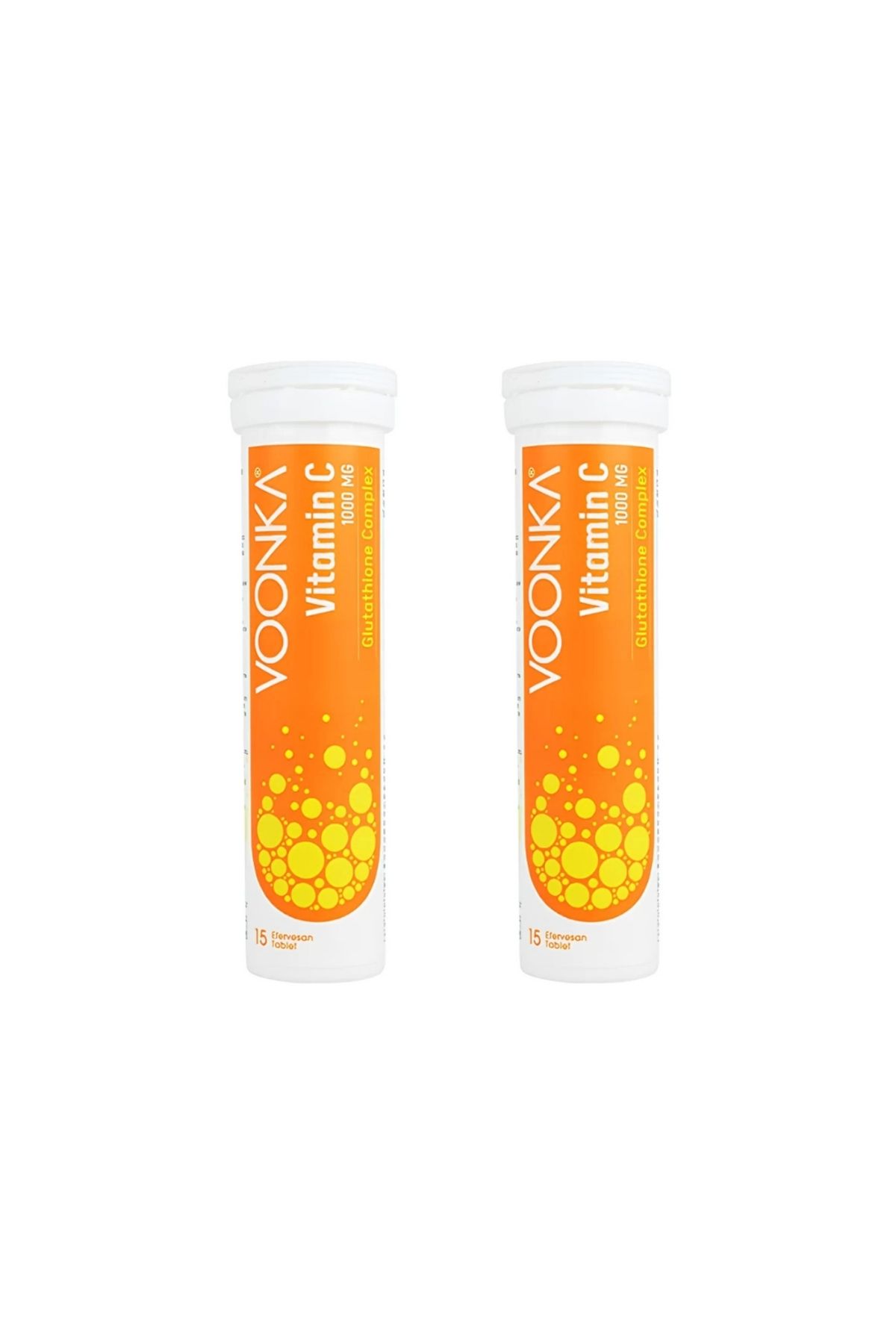 Voonka Vitamin C Glutathione Complex 15 Efervesan Tablet 2 Adet