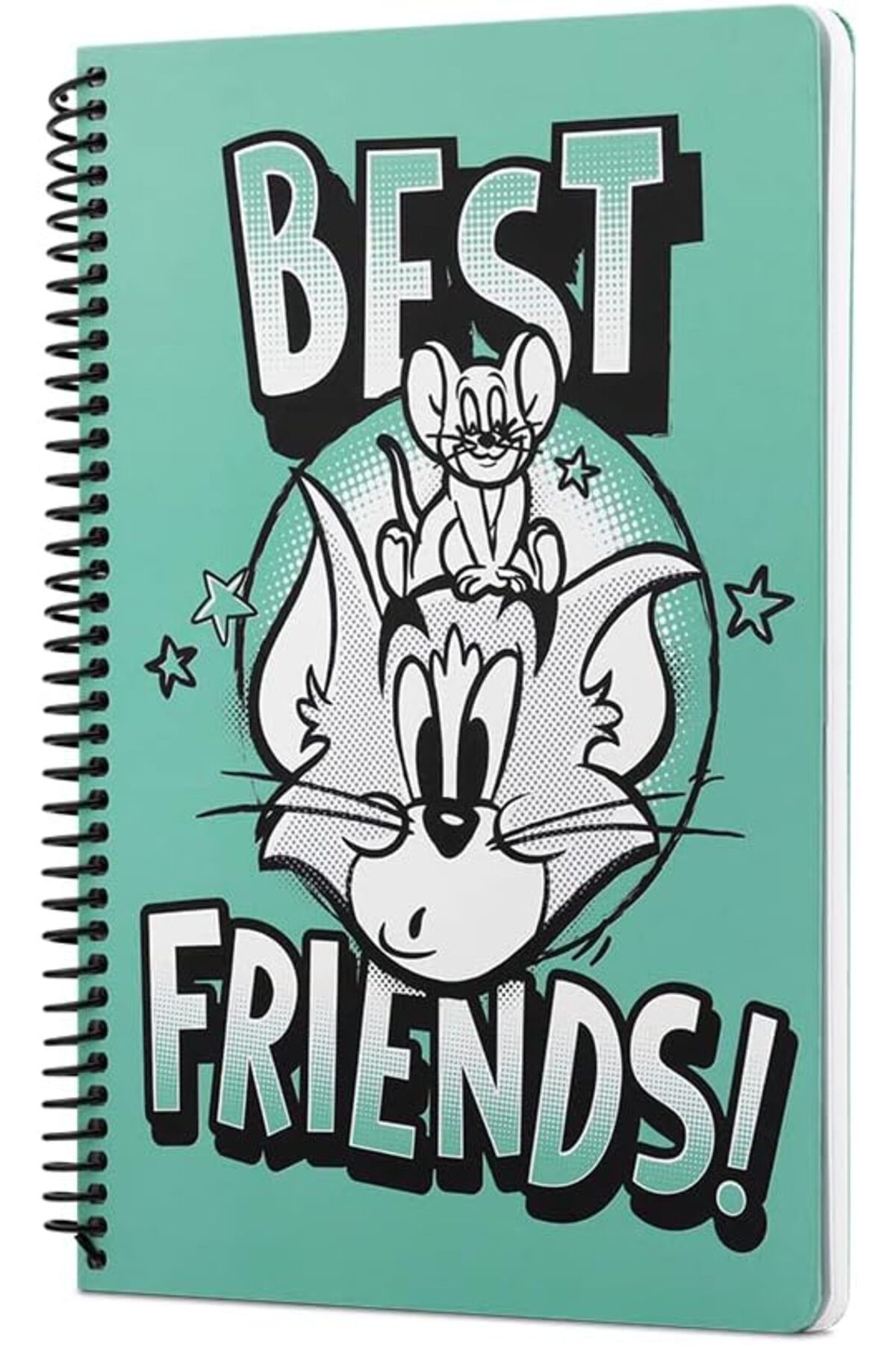 STOREMAX EMLshop And Jerry Best Friends Spiralli Defter Yeşil VDesing 986362