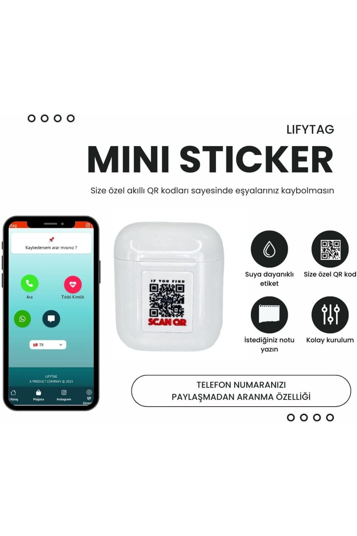 STOREMAX lbstorex Akıllı QR Kimlik - 4 Adet Newdsng 1116818