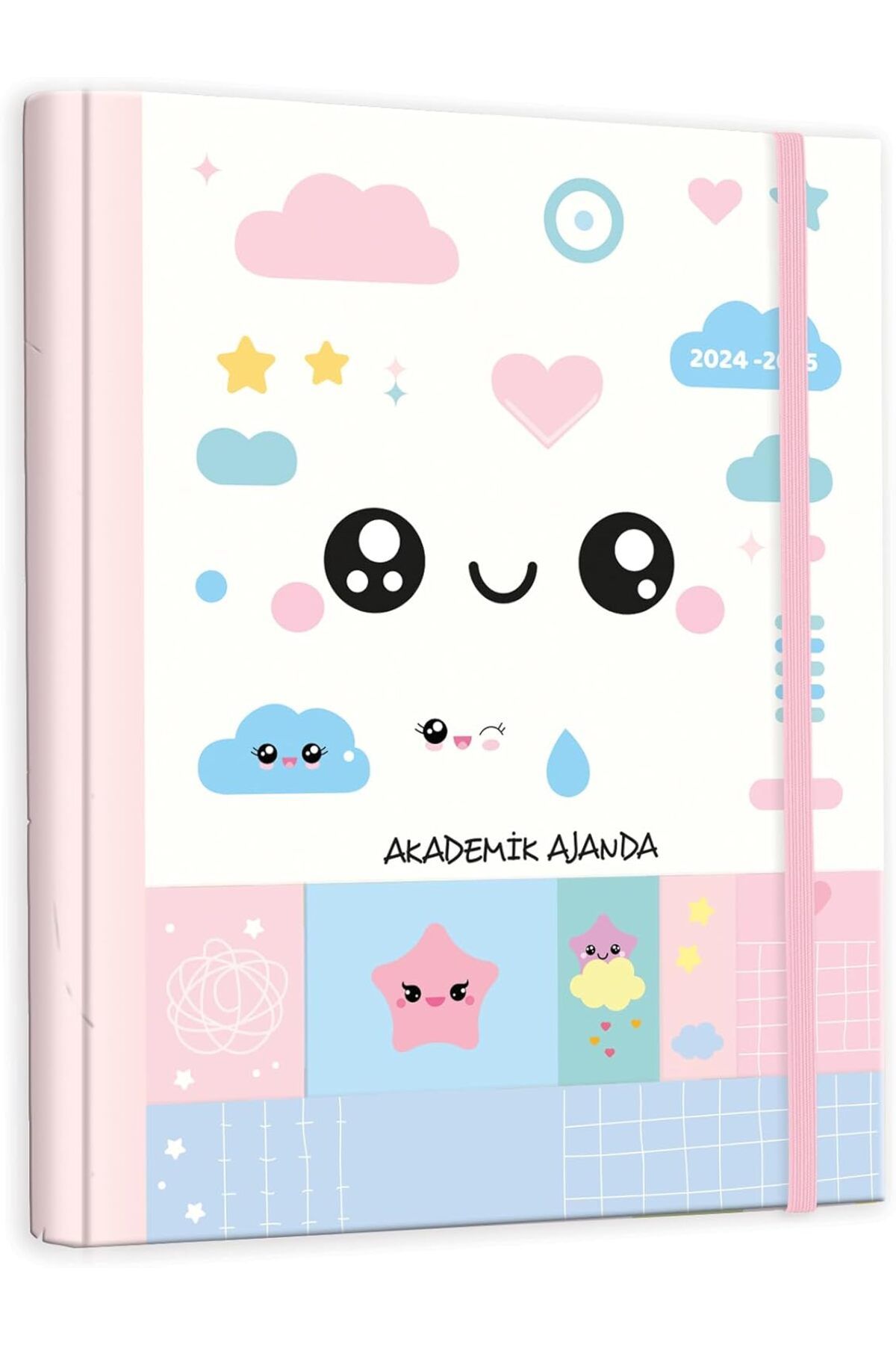 STOREMAX EMLshop Journals Akademik Ajanda 2024-2025 Gizli Spiralli 17x23cm 100gr. (1264) VDesing 986362