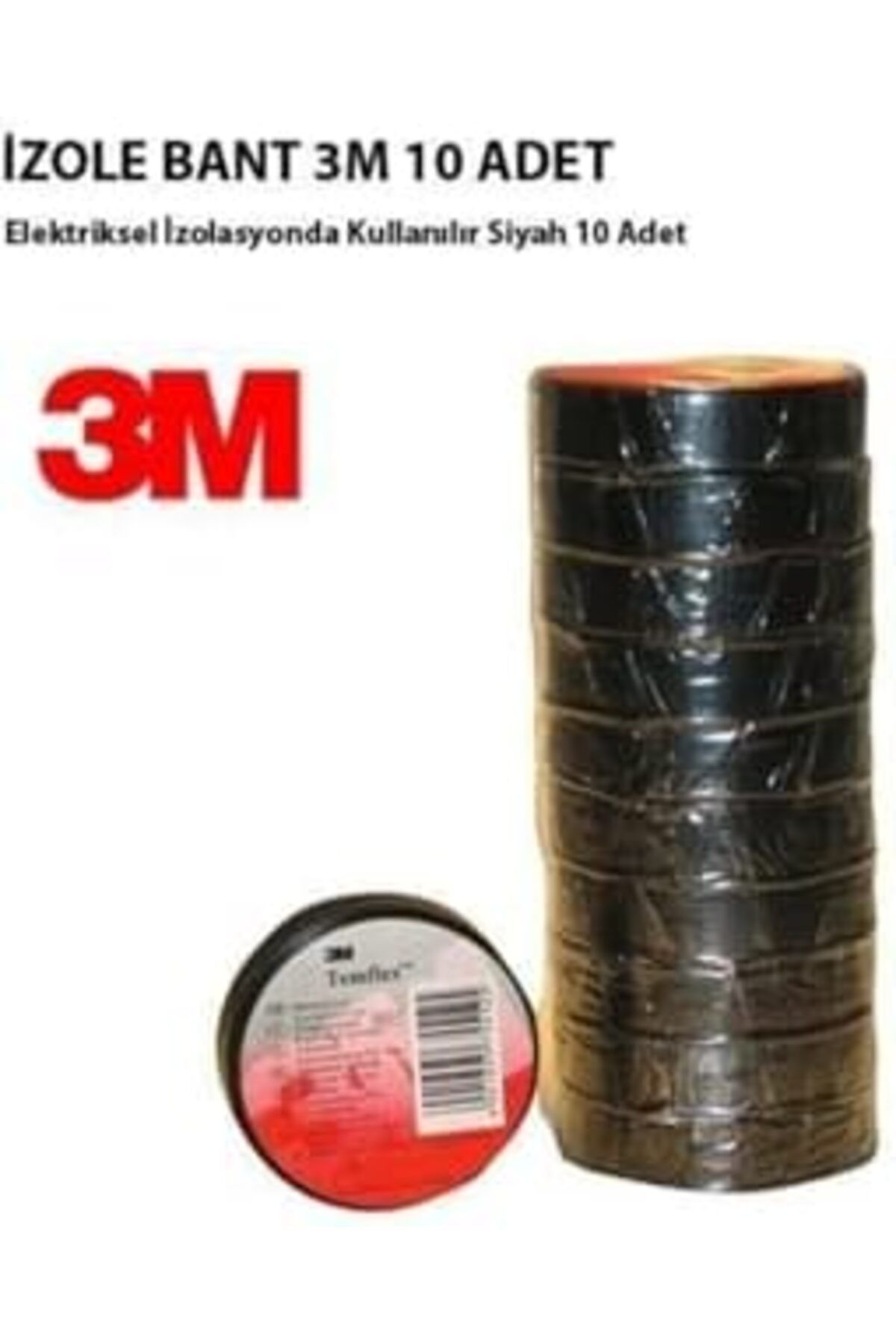 STOREMAX yiltershop 10 lu Üst Kalite 3M Siyah İzole Bant Elektrik Yeni Yticretx 1030188