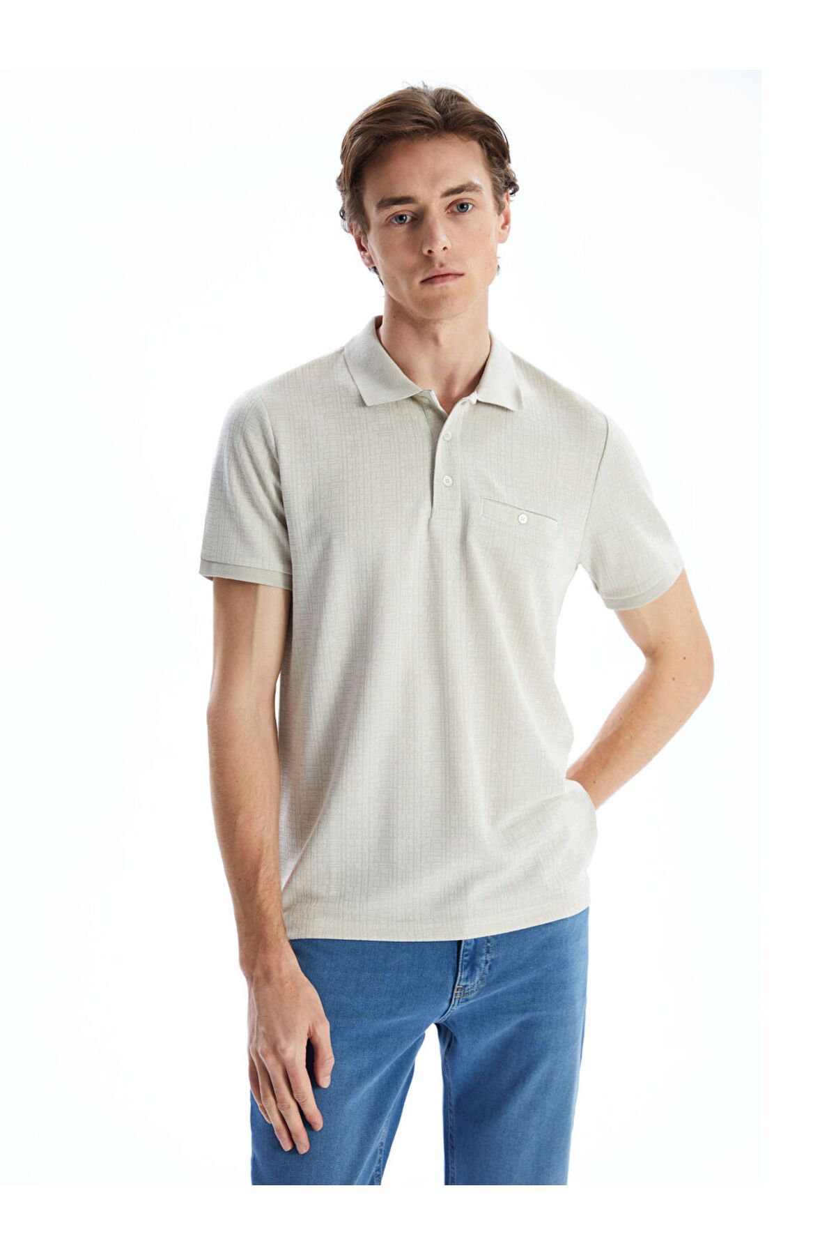 LC Waikiki Yeni Sezon Polo Yaka Kisa Kollu Erkek Tisort - S5FF60Z8