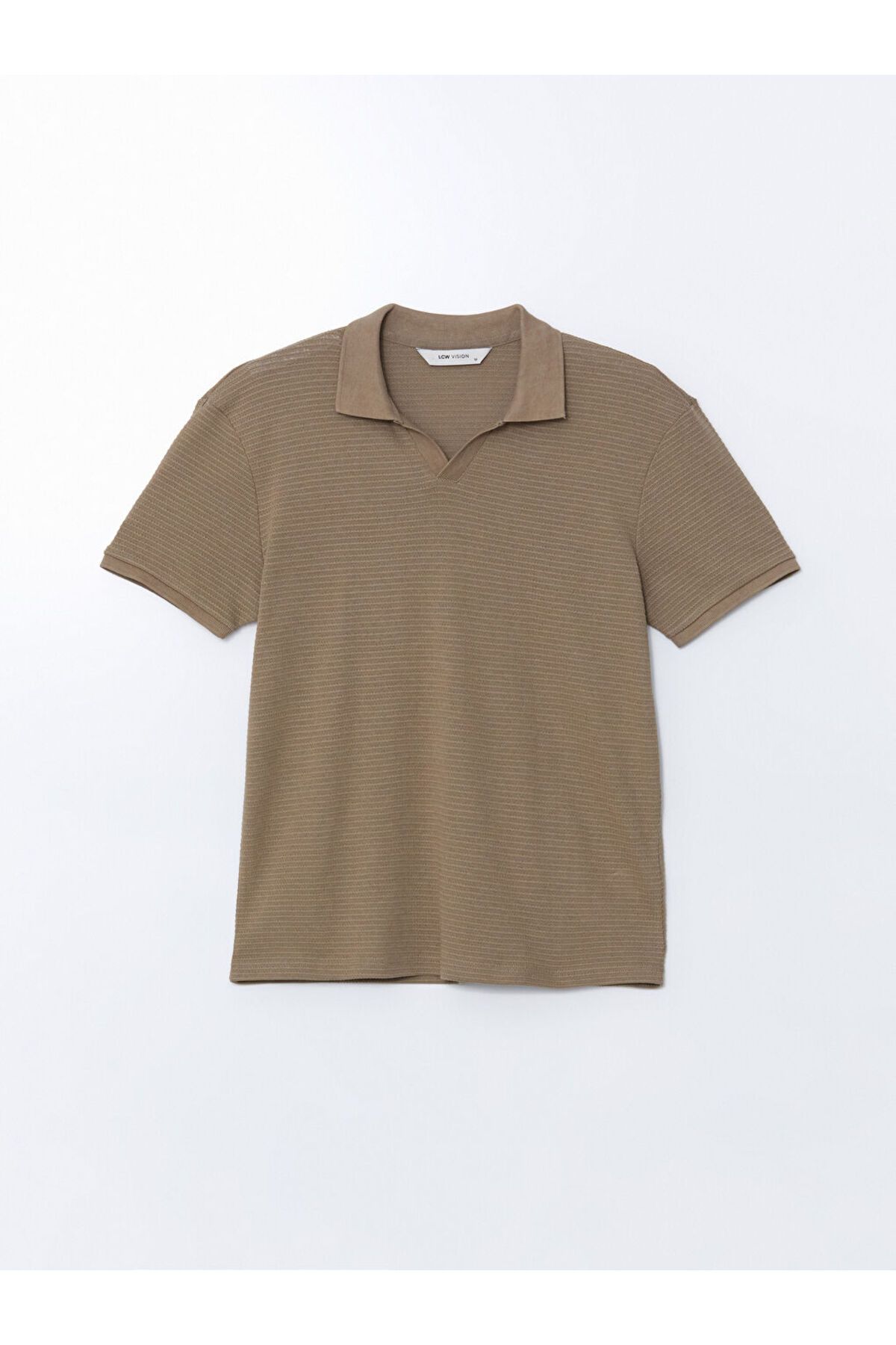 LC Waikiki-Koszulka męska LCW Vision Polo Collar z krótkim rękawem i czesaną bawełną 5