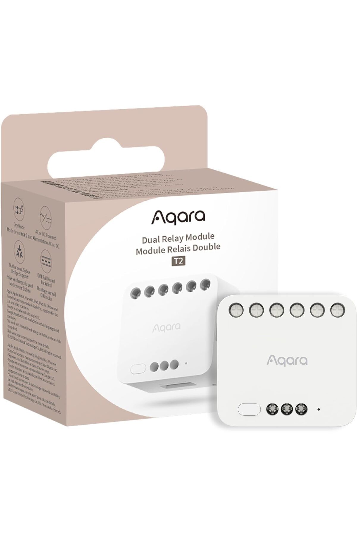 STOREMAX nffastore Matlı çift röle modülü T2, Aqara Zigbee 3.0 göbek gerekir, garaj kapıları ve kazan