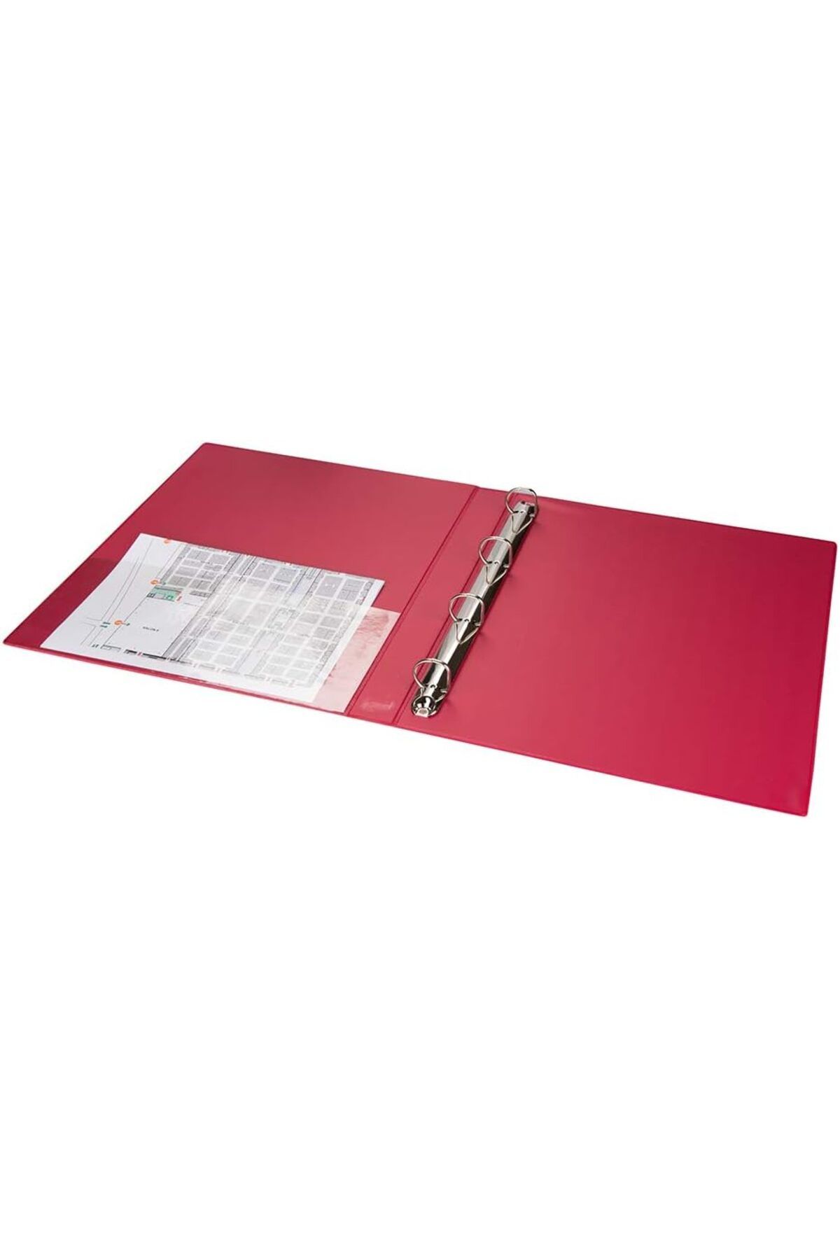 STOREMAX ysstorex 227K.A Klasör/Dosya A4 Plastik Talebe/Cari Hesap 3 cm Sırt 4 Halka D Mekanizmalı Siyah K