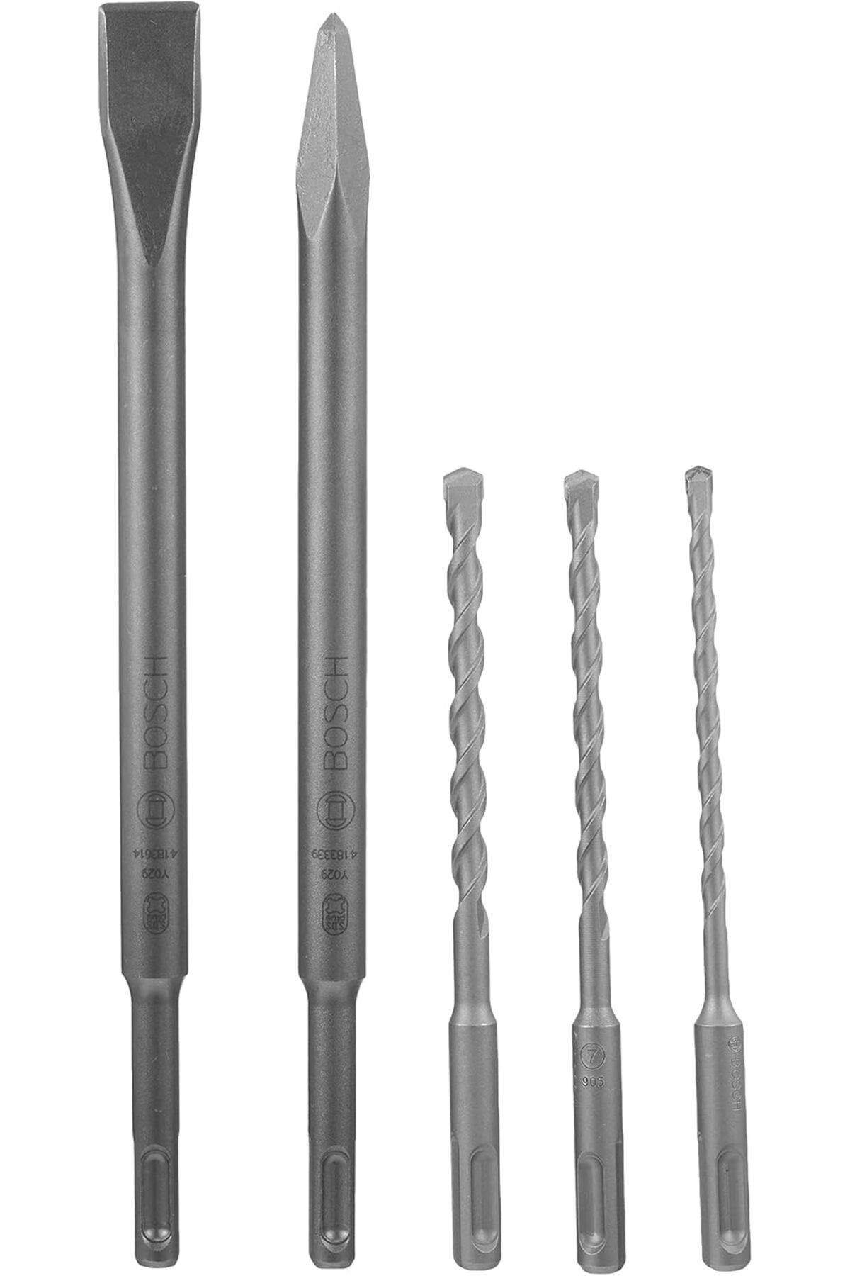 STOREMAX shopmst Professional Accessories - Sds-Plus Kırıcı Delici ve Keski Seti 5 Parça, Yeşil Life Buy