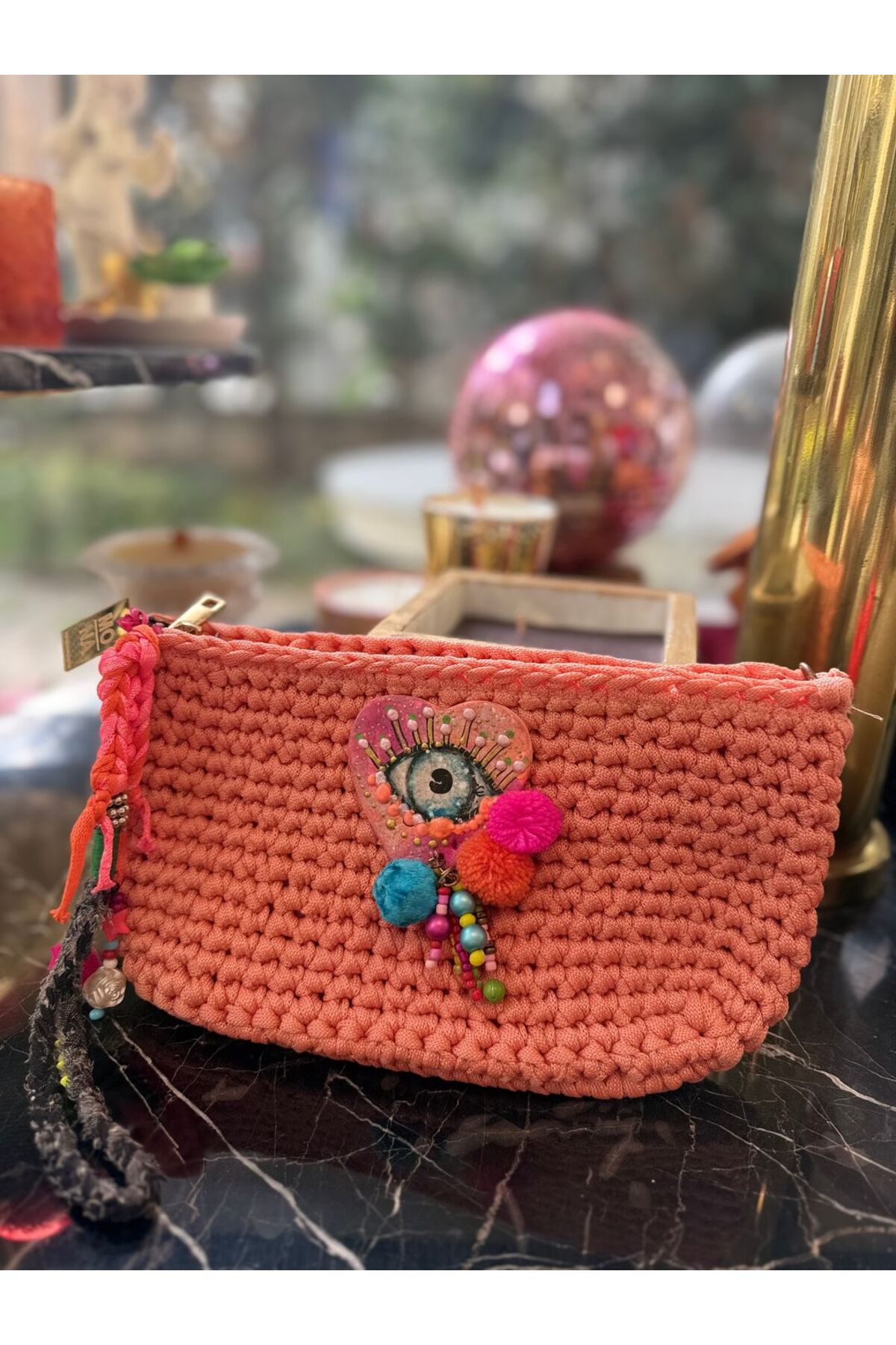 Home Özel Tasarım Boncuklu Clutch