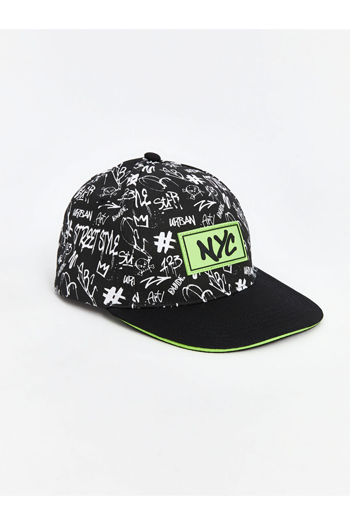 LC Waikiki-LCW ACCESSORIES Text Printed Boy Cap Hat 2