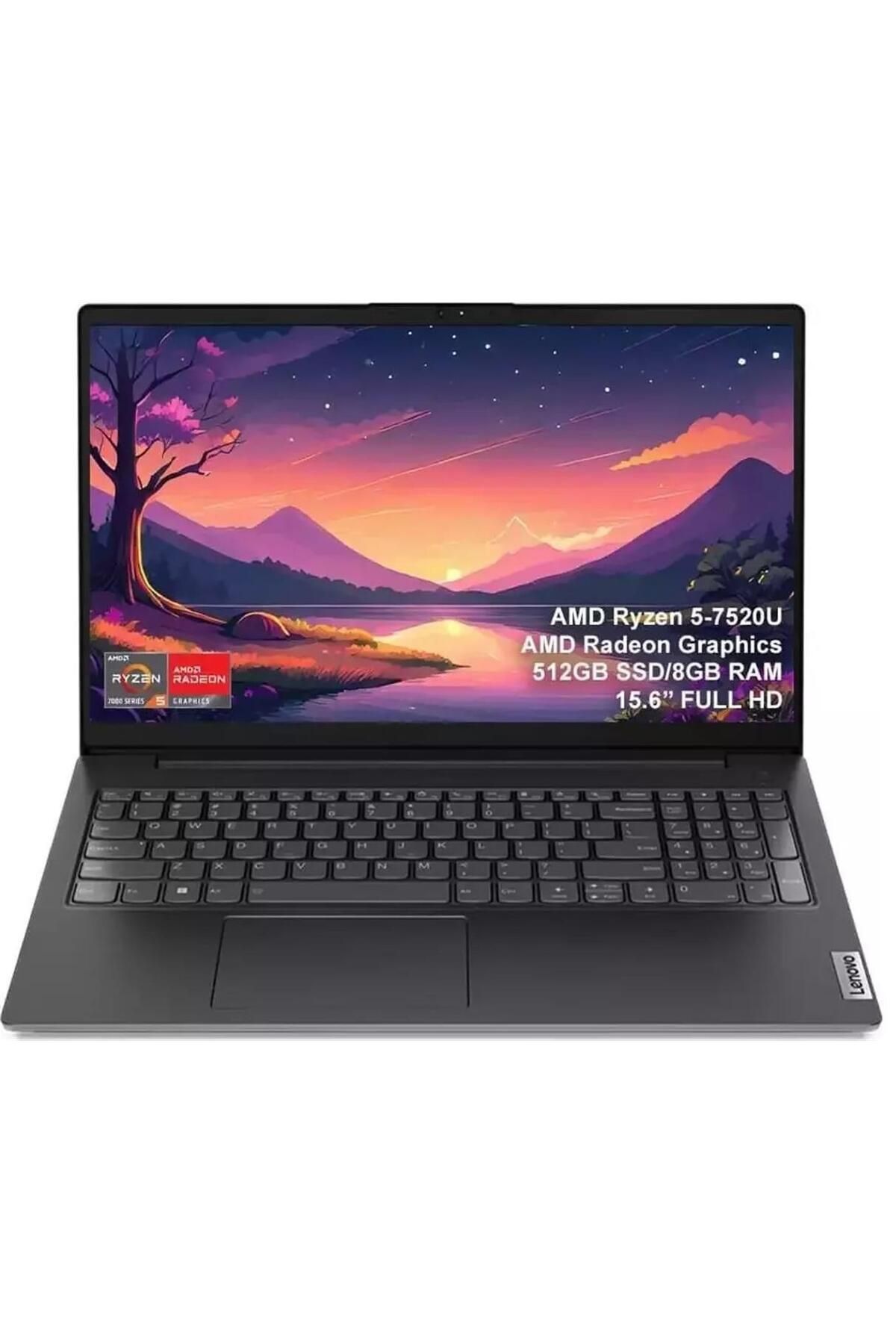 LENOVO V15 G4E1 82YU0124TX Ryzen 5 7520U 8GB 512GB SSD 15.6" FHD FreeDOS Notebook