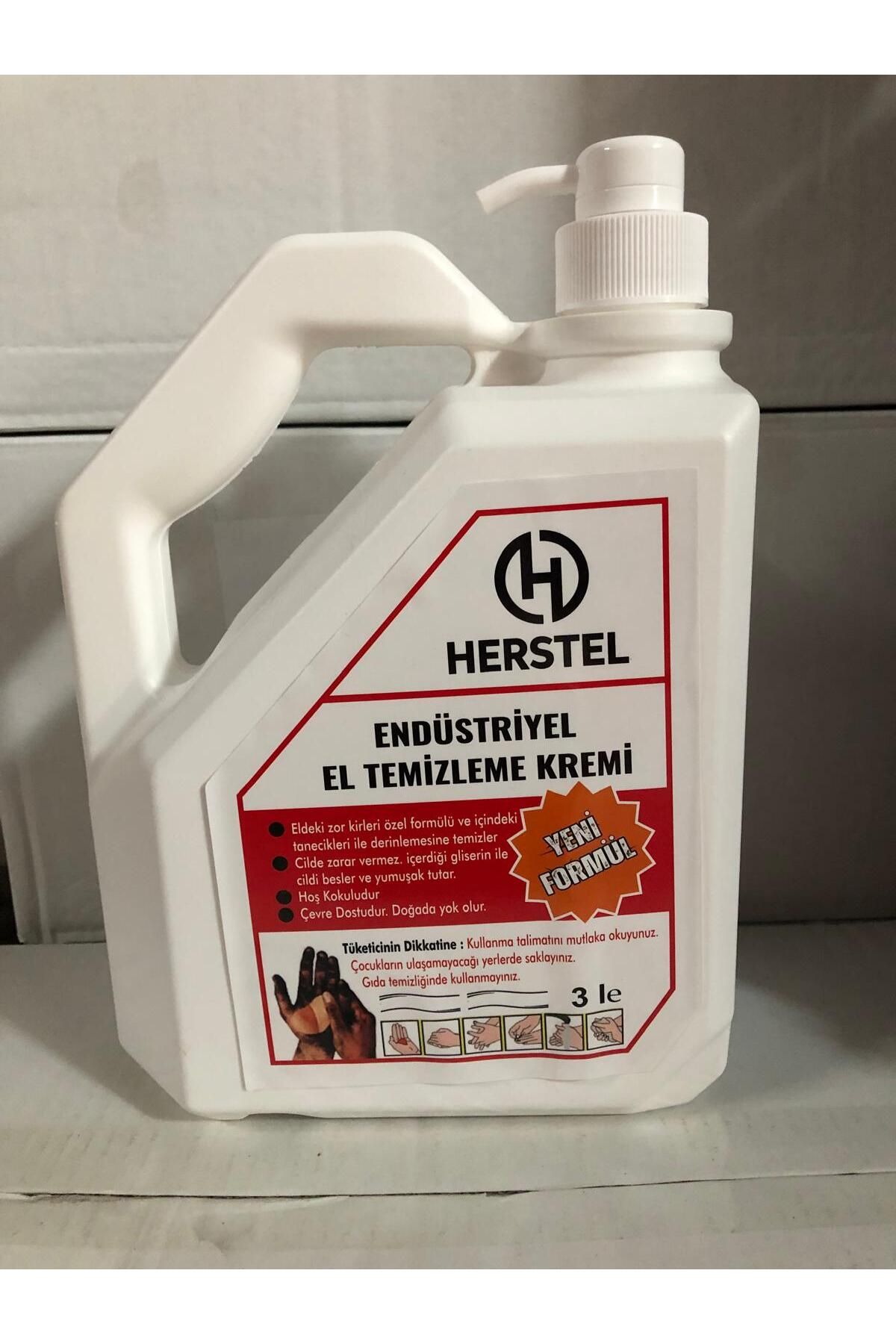 Krem Herstel Endüstriyel El Temizleme Kremi 3000 Ml