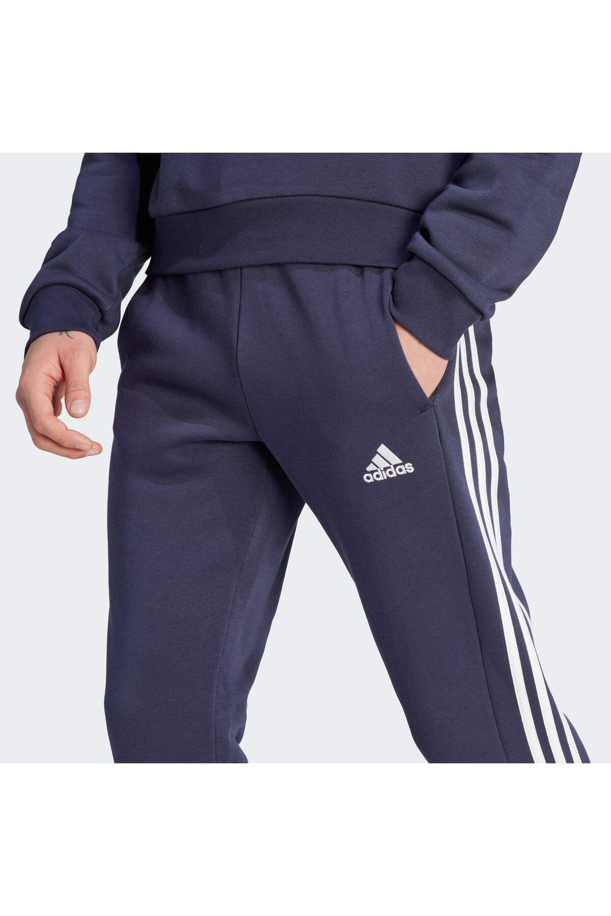 adidas-Pantaloni de sport Essentials Fleece 3-Stripes Tapered Cuff 6