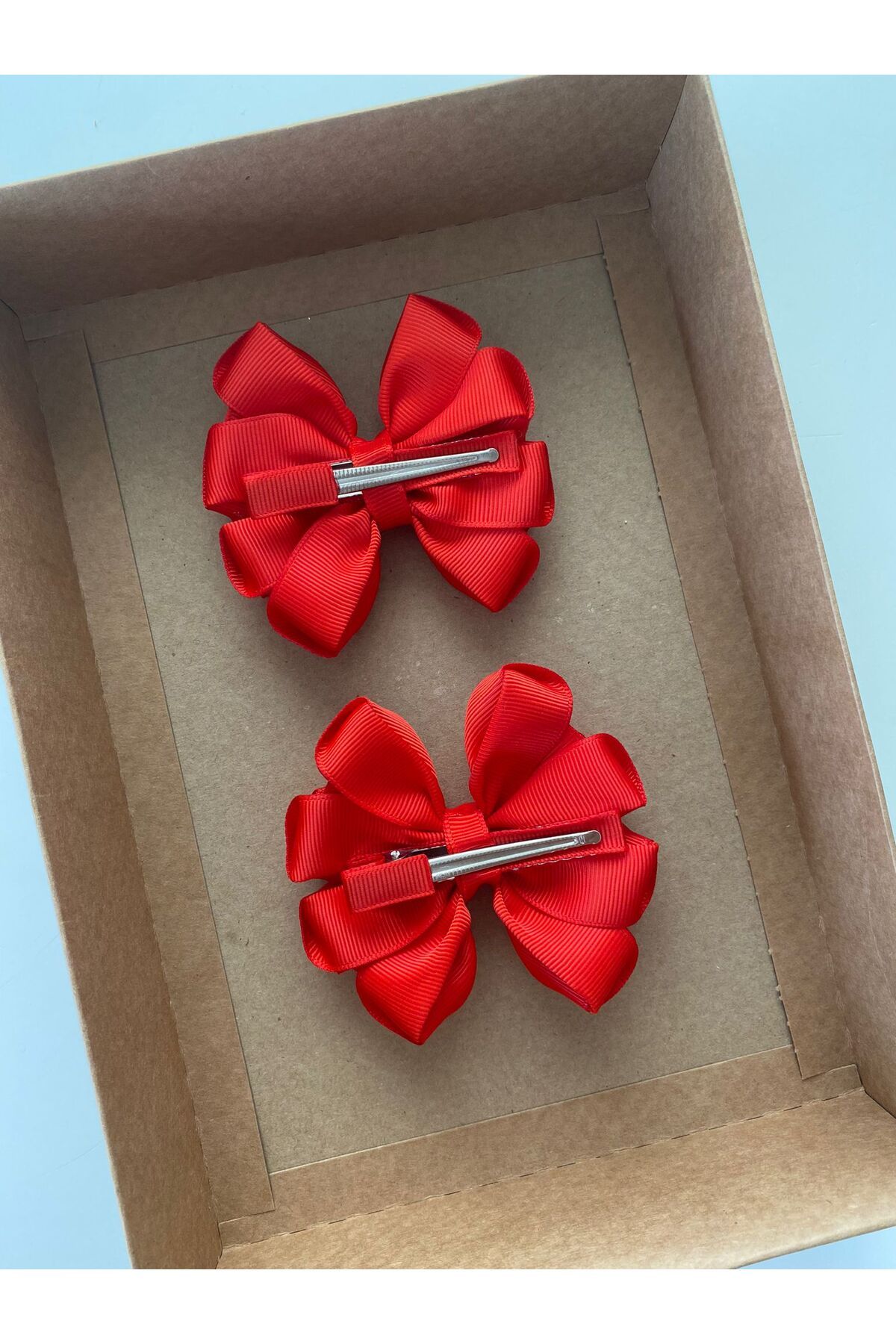 Stil Tasarım Toka-Set of 2 with Red Buckle Ribbon 2