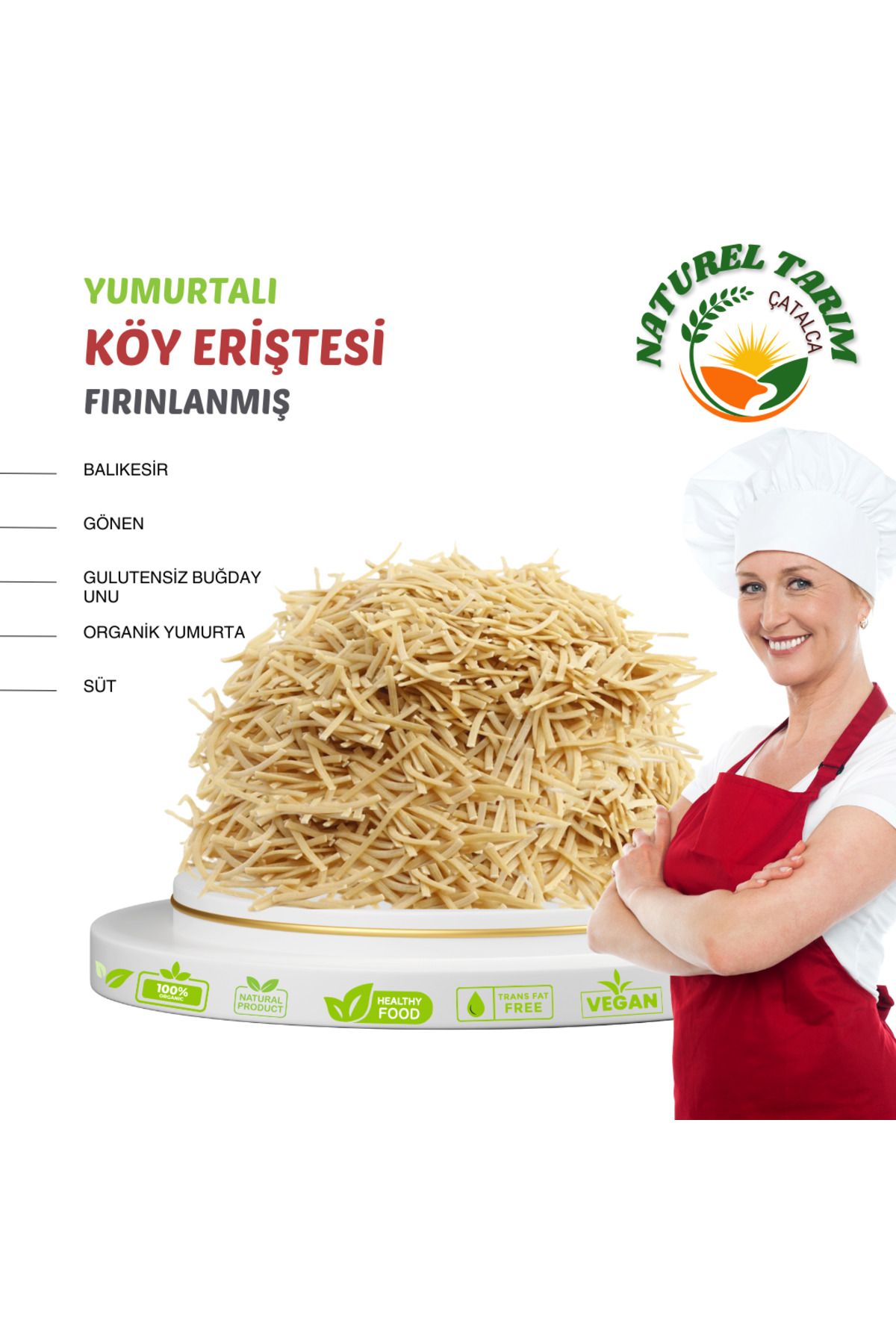 NATUREL EV YAPIMI YUMURTALI ERİŞTE