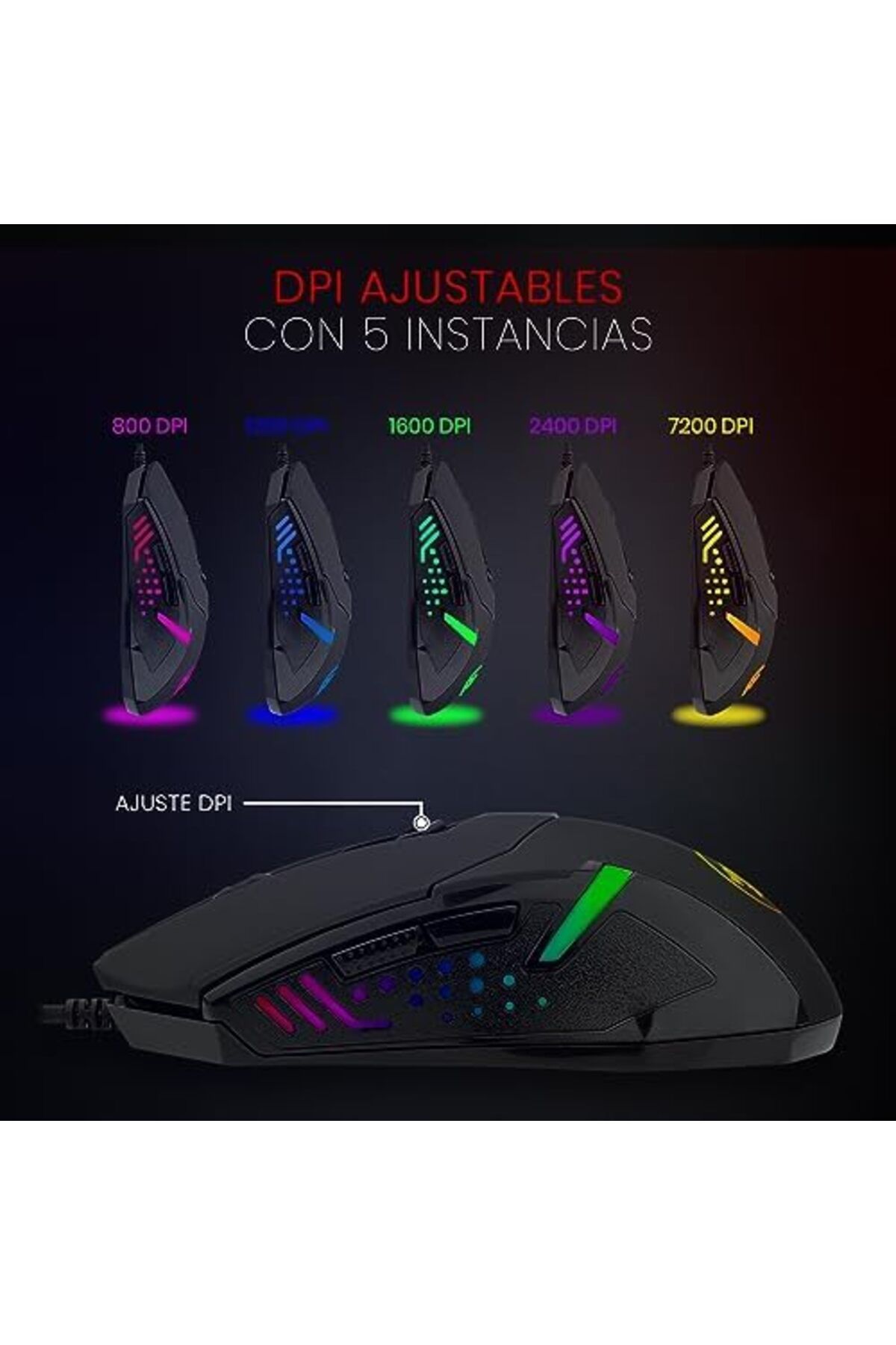 STOREMAX nslm Kablolu Mouse Tuş Oyuncu 7200DPI 6 M601-RGB Yeni neslim 1037065