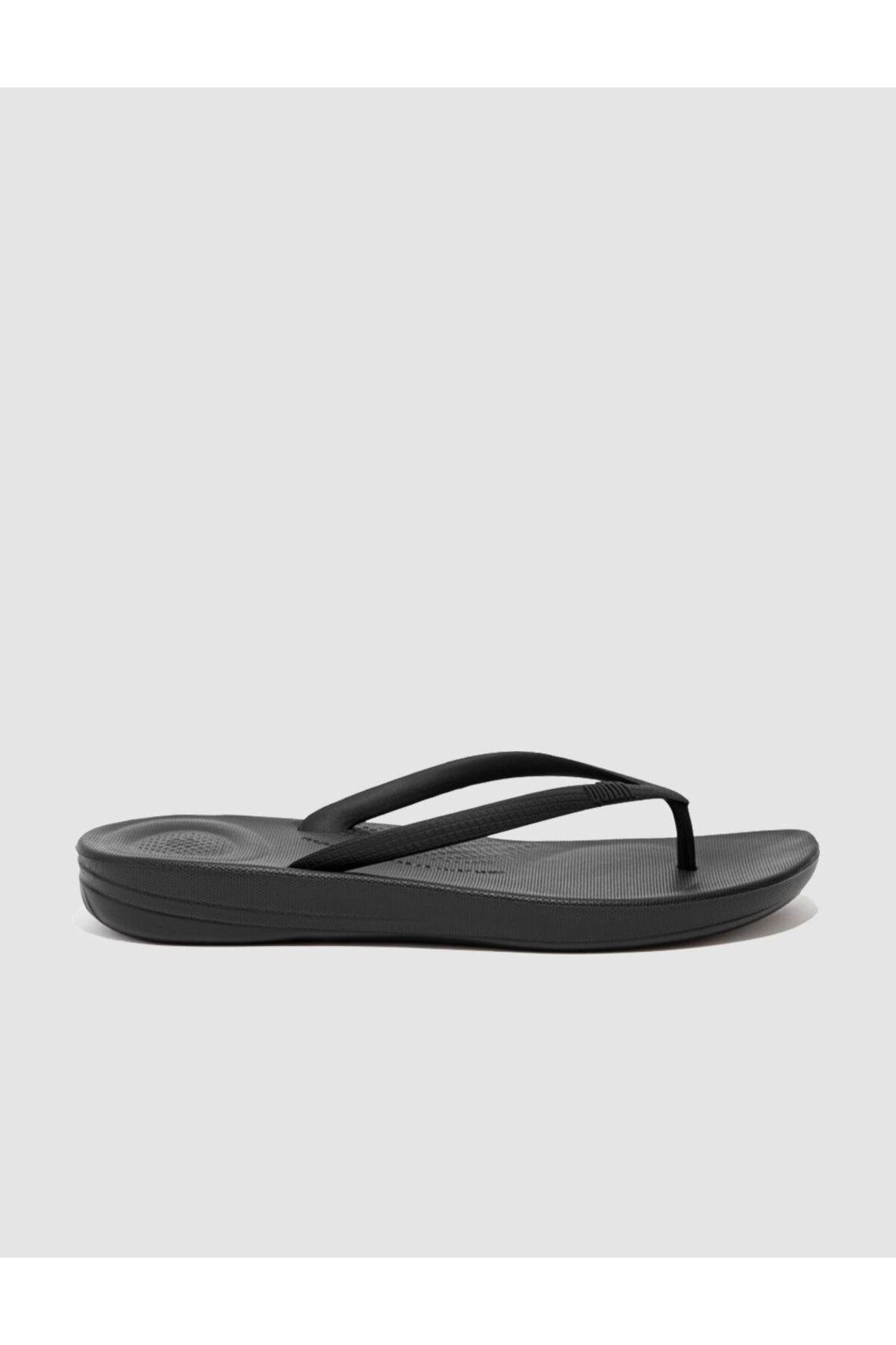 Fitflop-Slapi E54 ergonomice negre pentru femei - IQushion 1