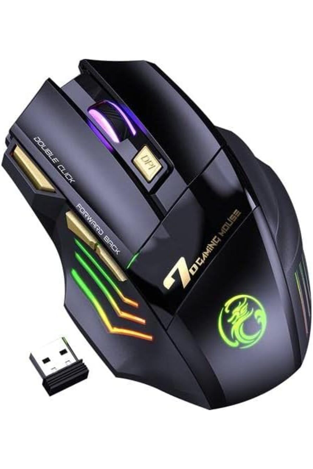 STOREMAX lbstorex Imice Gw-X7 7 Tuşlu Sessiz 2.4g Wireless Bluetoothlu Şarj Edilebilir Kablosuz Gaming Mous