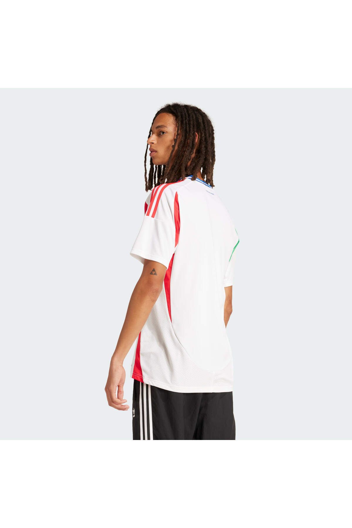 پیراهن ورزشی سفید مردانه جرسی جابجایی ایتالیا 24 اورجینال adidas