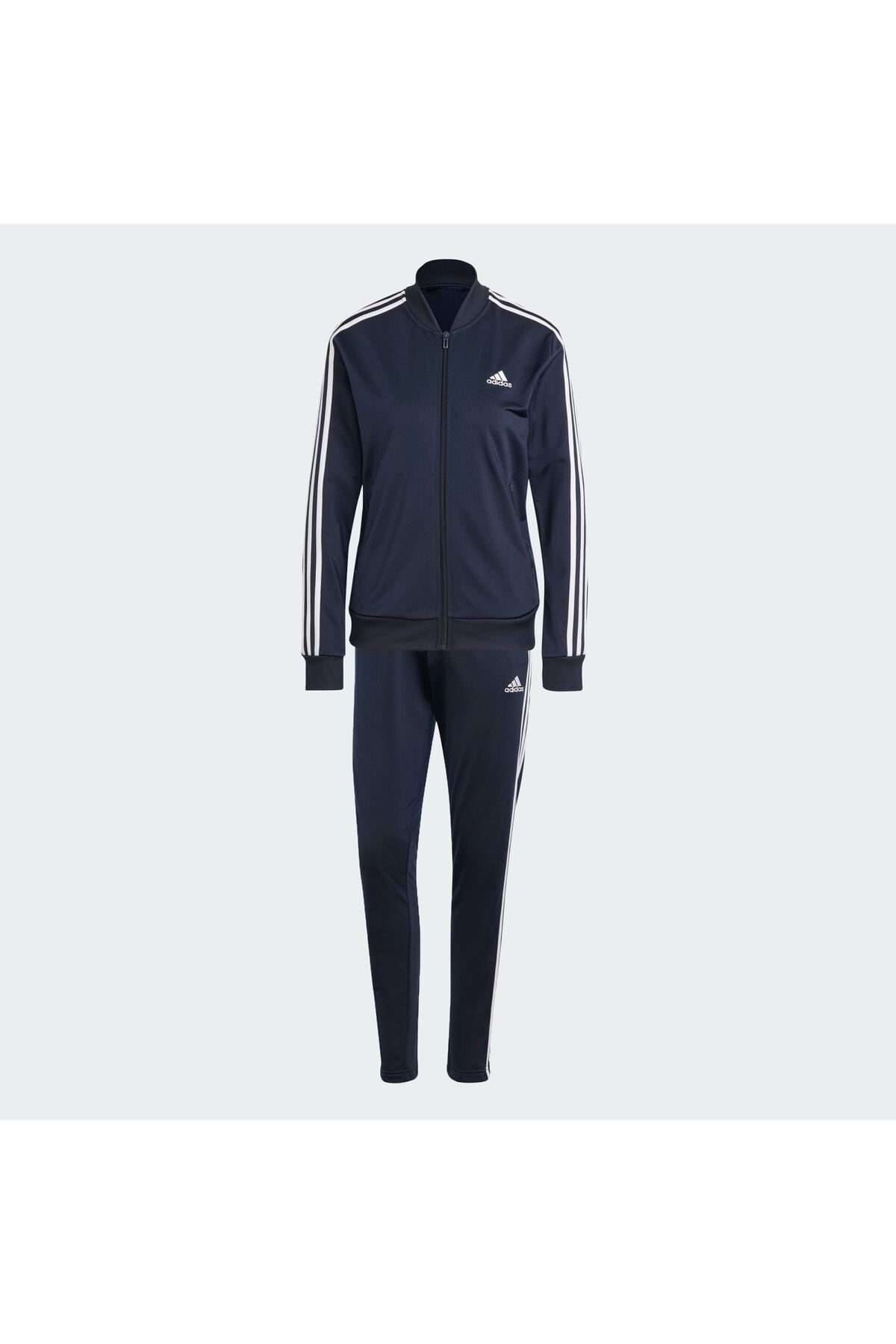 adidas-3-Striped Essentials Women's Tracksuit Set - IJ8782 7