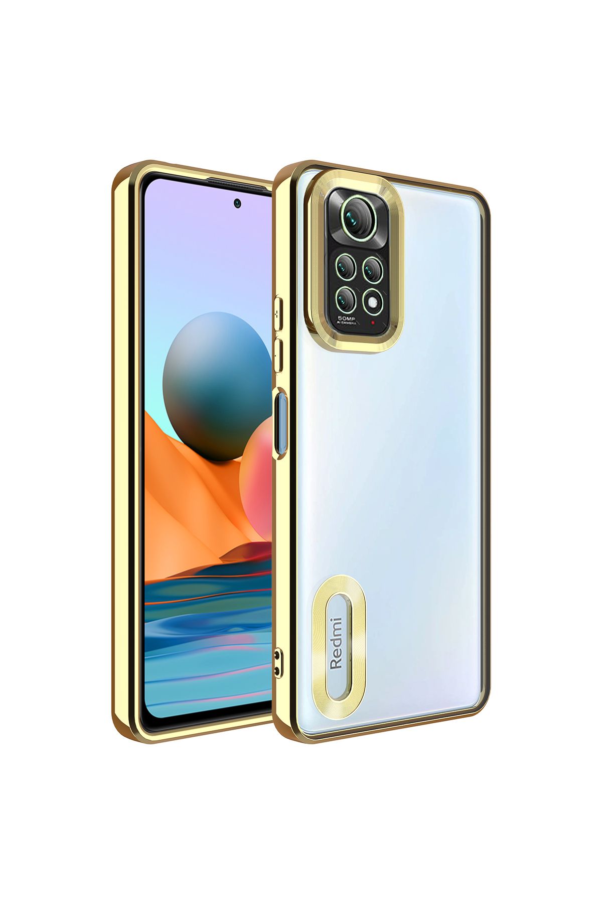 gaappy Oli Serisi Xiaomi Redmi Note 11S Global Gold Kapak