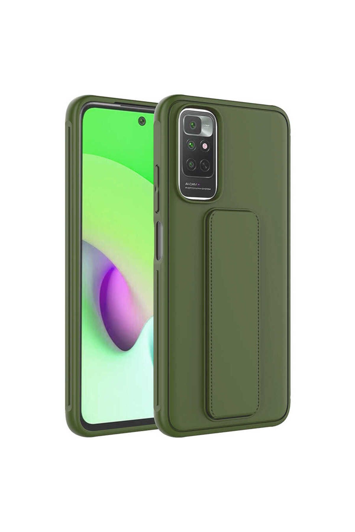 gaappy Pstand Serisi Xiaomi Redmi Note 11S Global Koyu Yeşil Kapak